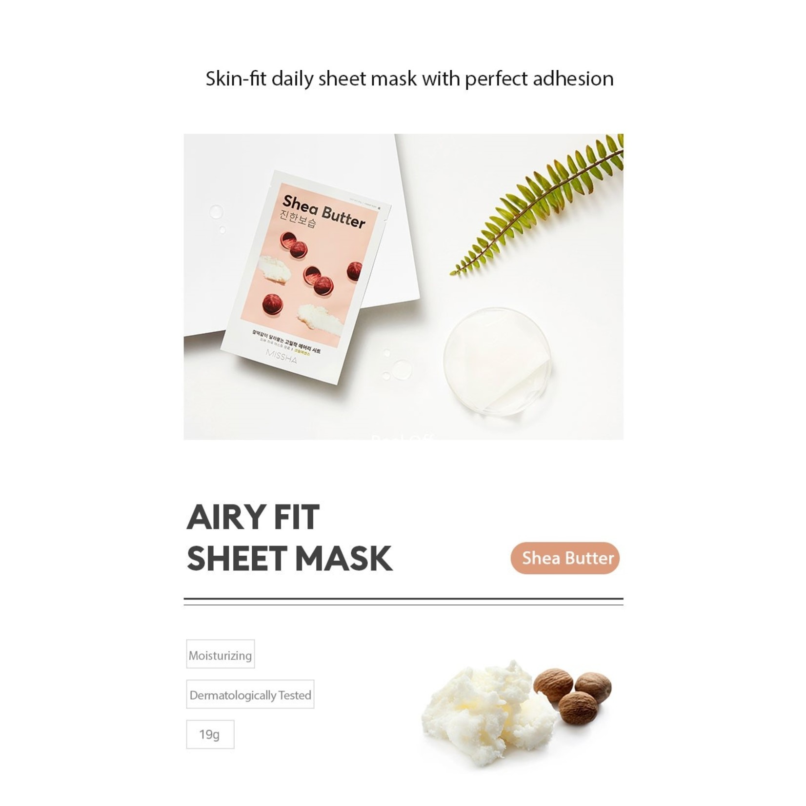 MISSHA Airy Fit Sheet Mask Shea Butter