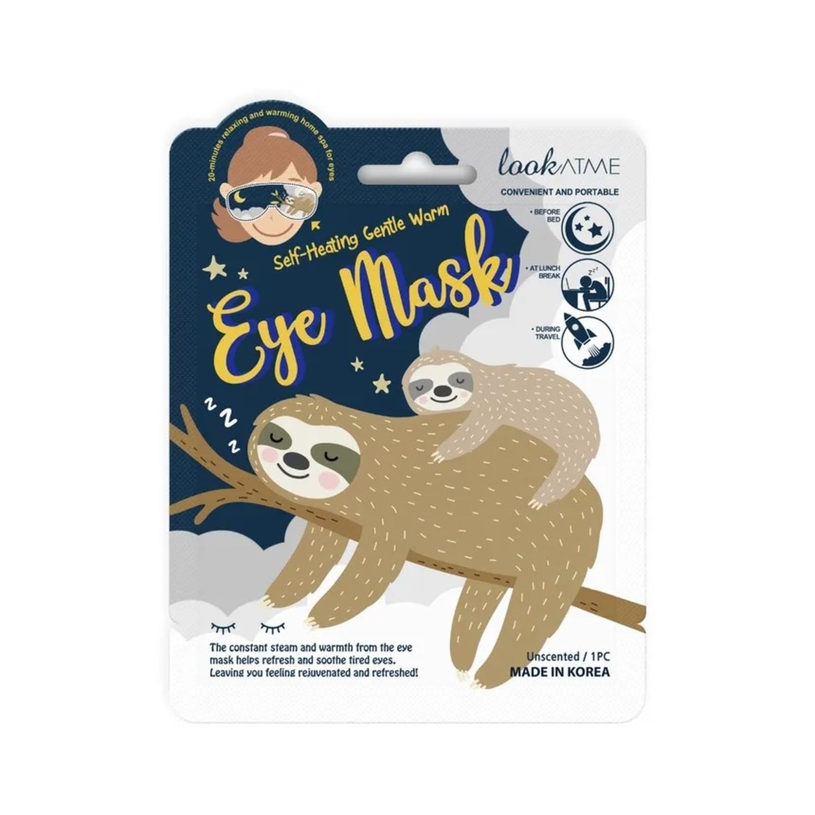 lookATME Self-Heating Gentle Warm Eye Mask