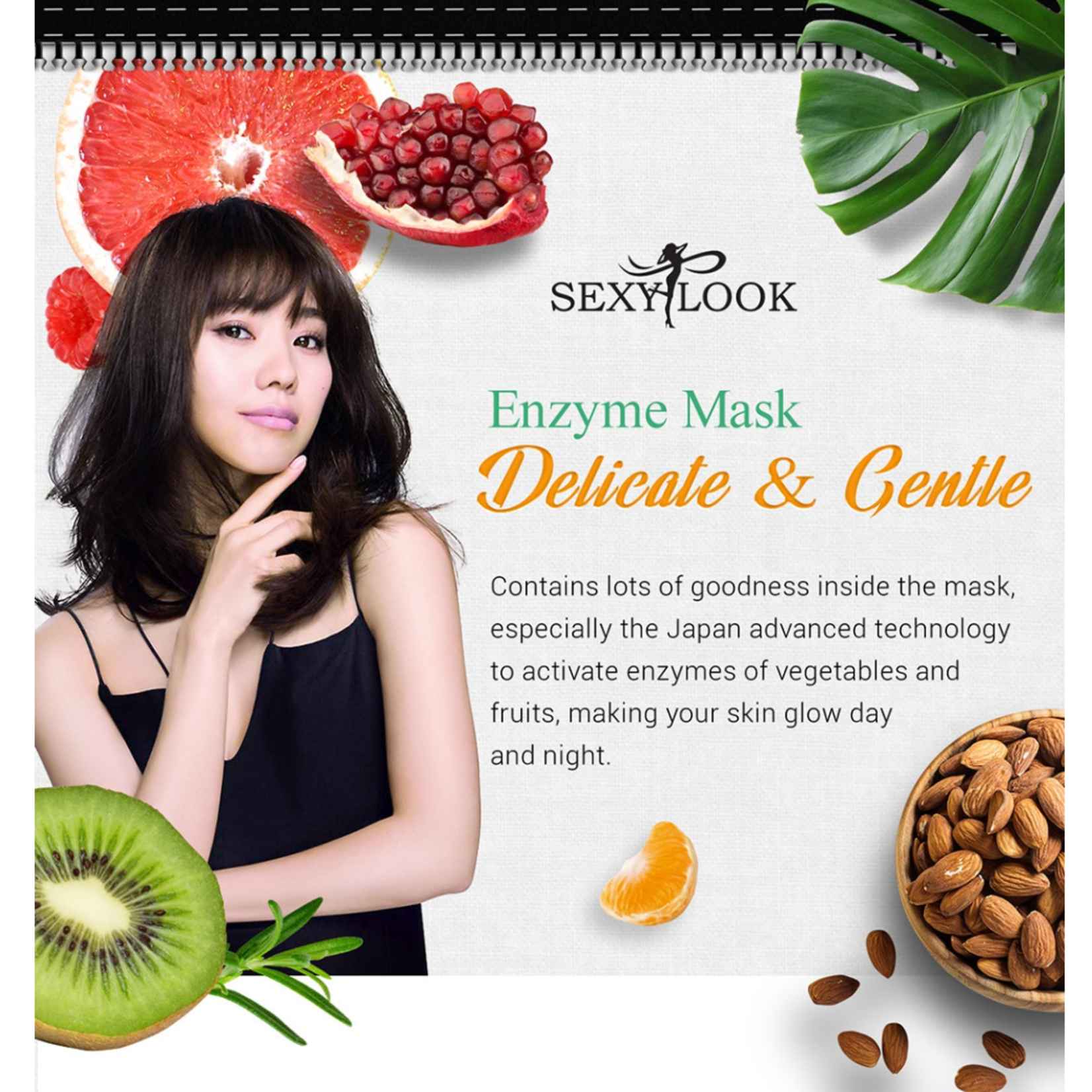 SEXYLOOK Enzyme Whitening Facial Mask