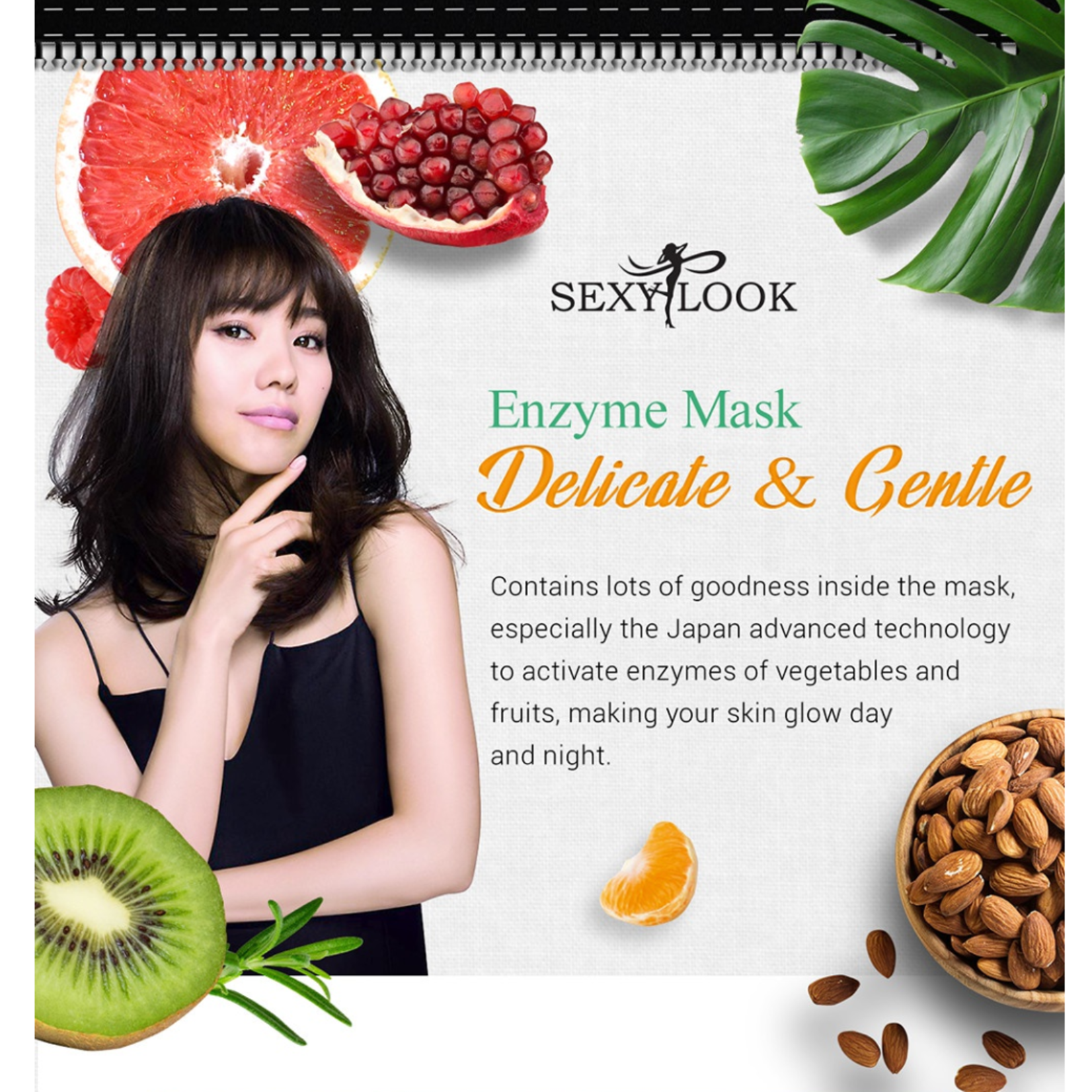 SEXYLOOK Enzyme Moist Facial Mask