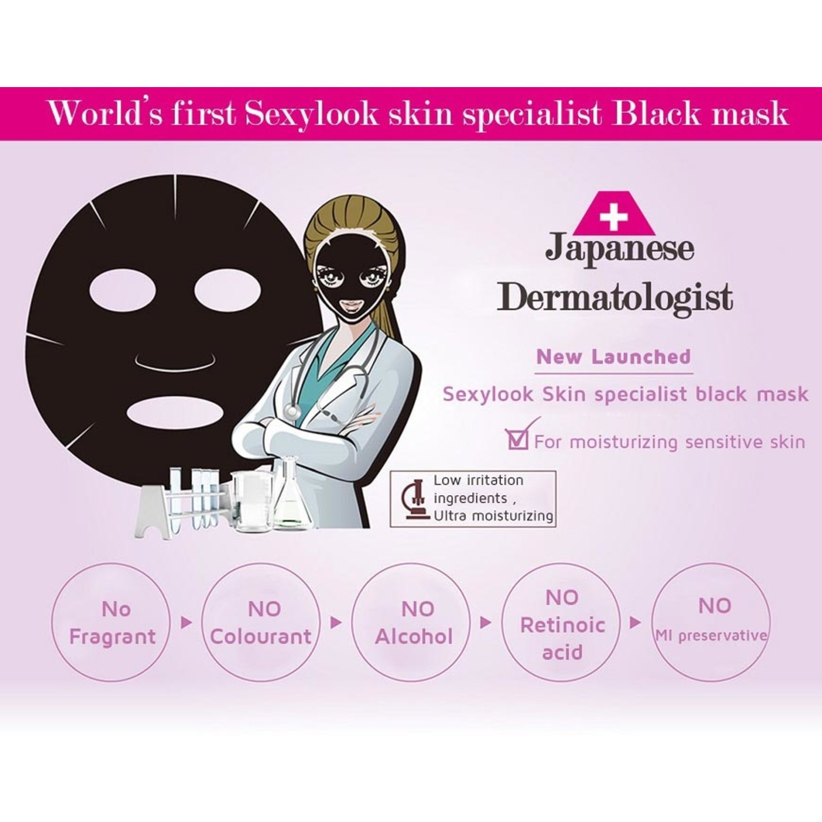 SEXYLOOK Medibeauty Whitening Black Mask