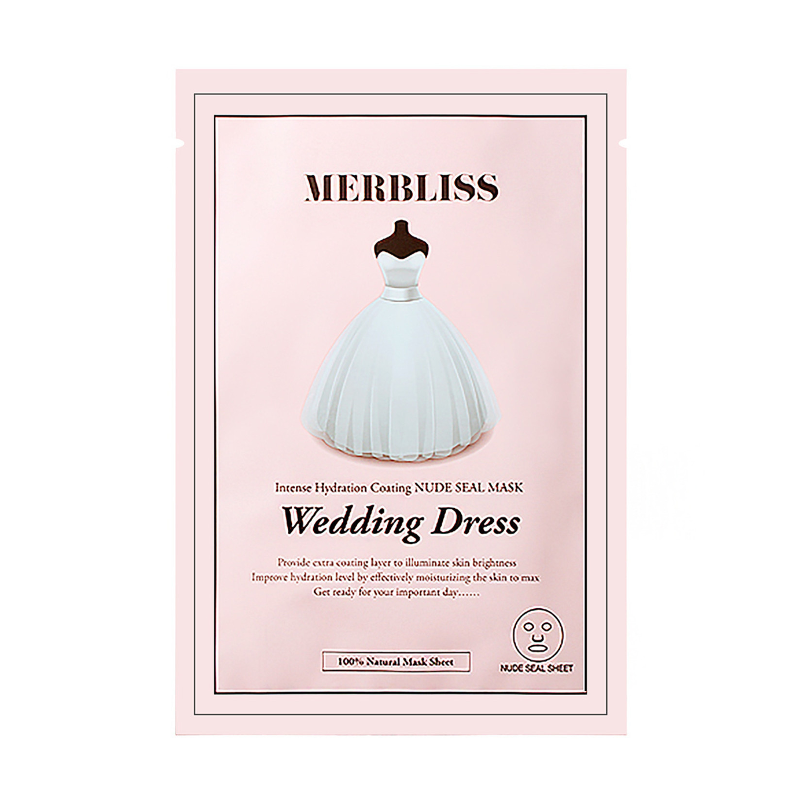 MERBLISS Wedding Dress Mask Trial Mix (6 pcs)