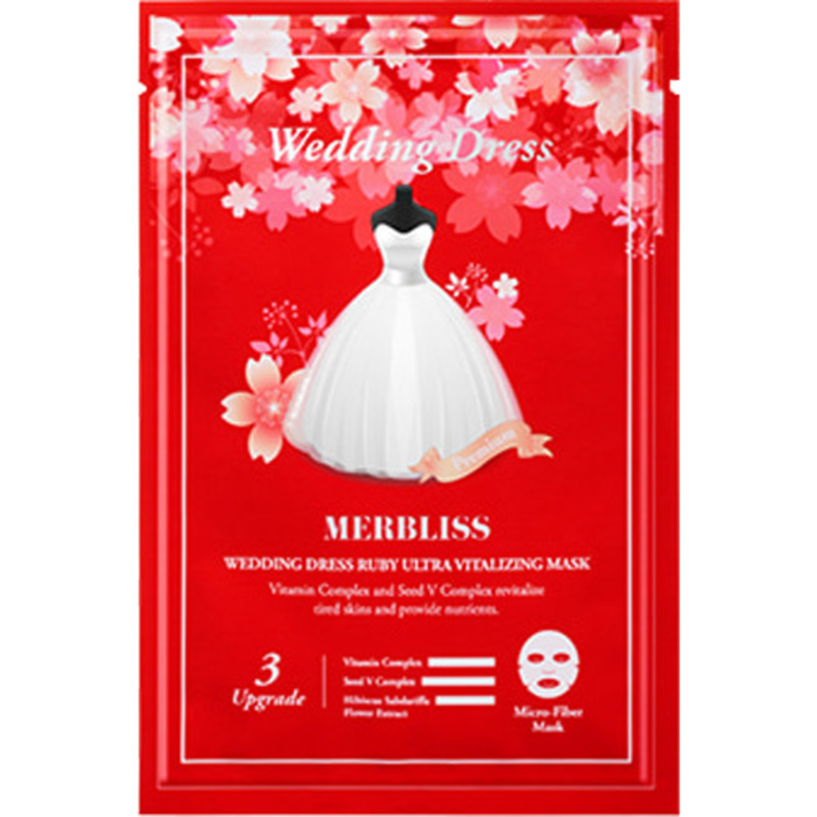 MERBLISS Wedding Dress Ruby Ultra Vitalizing Micro-Fiber Mask