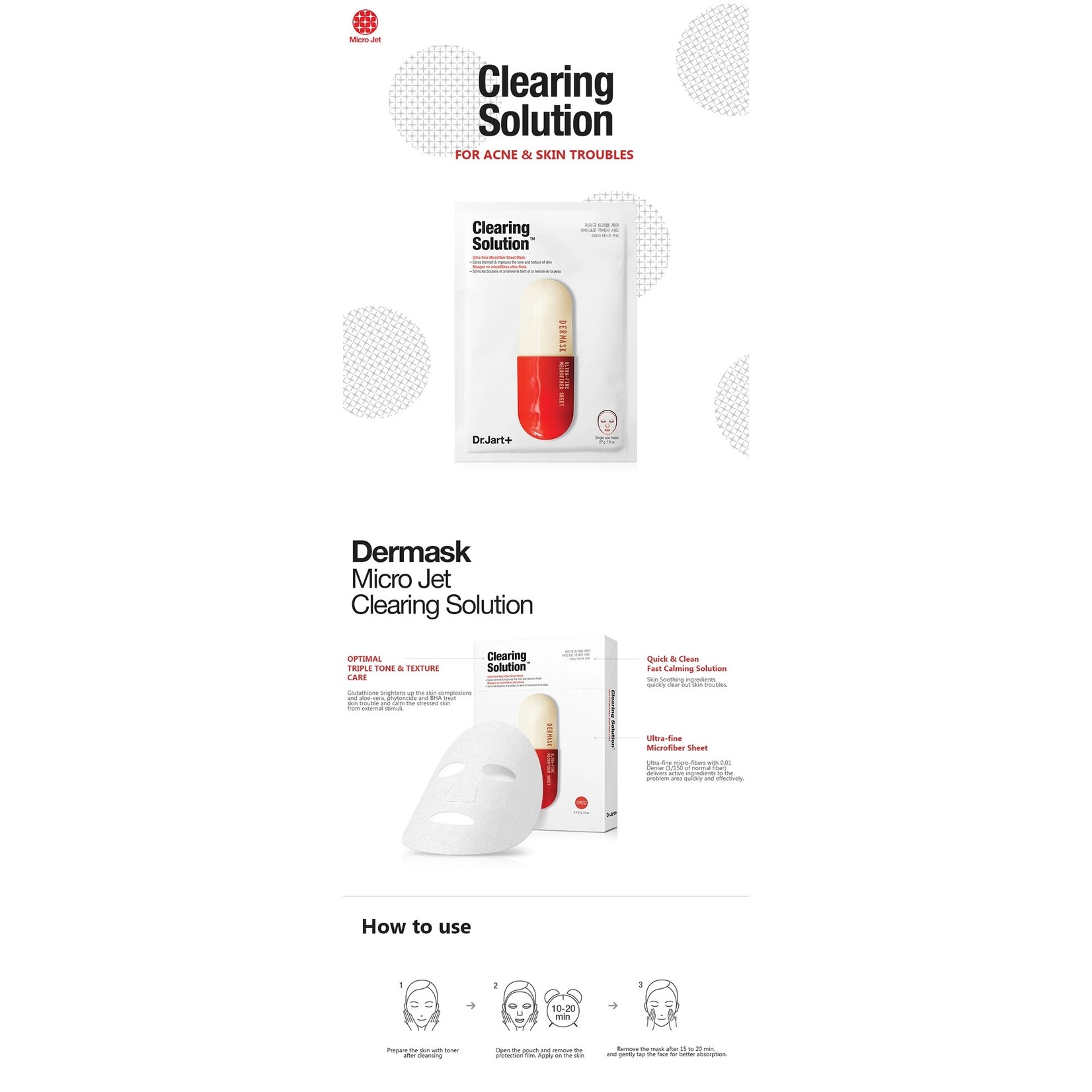 Dr. Jart+ Dermask Micro Jet Clearing Solution