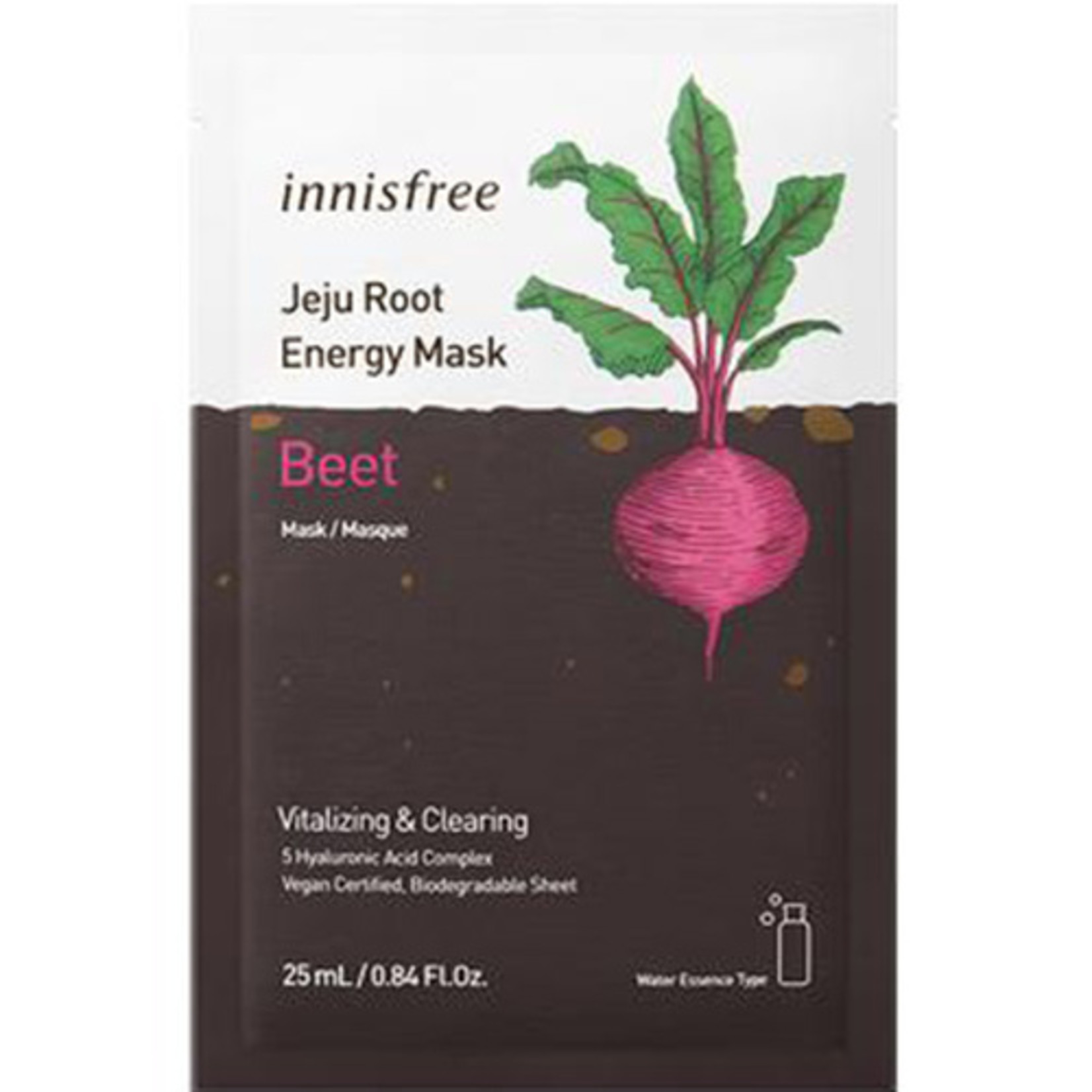 innisfree Jeju Root Energy Sheet Mask [Beet]