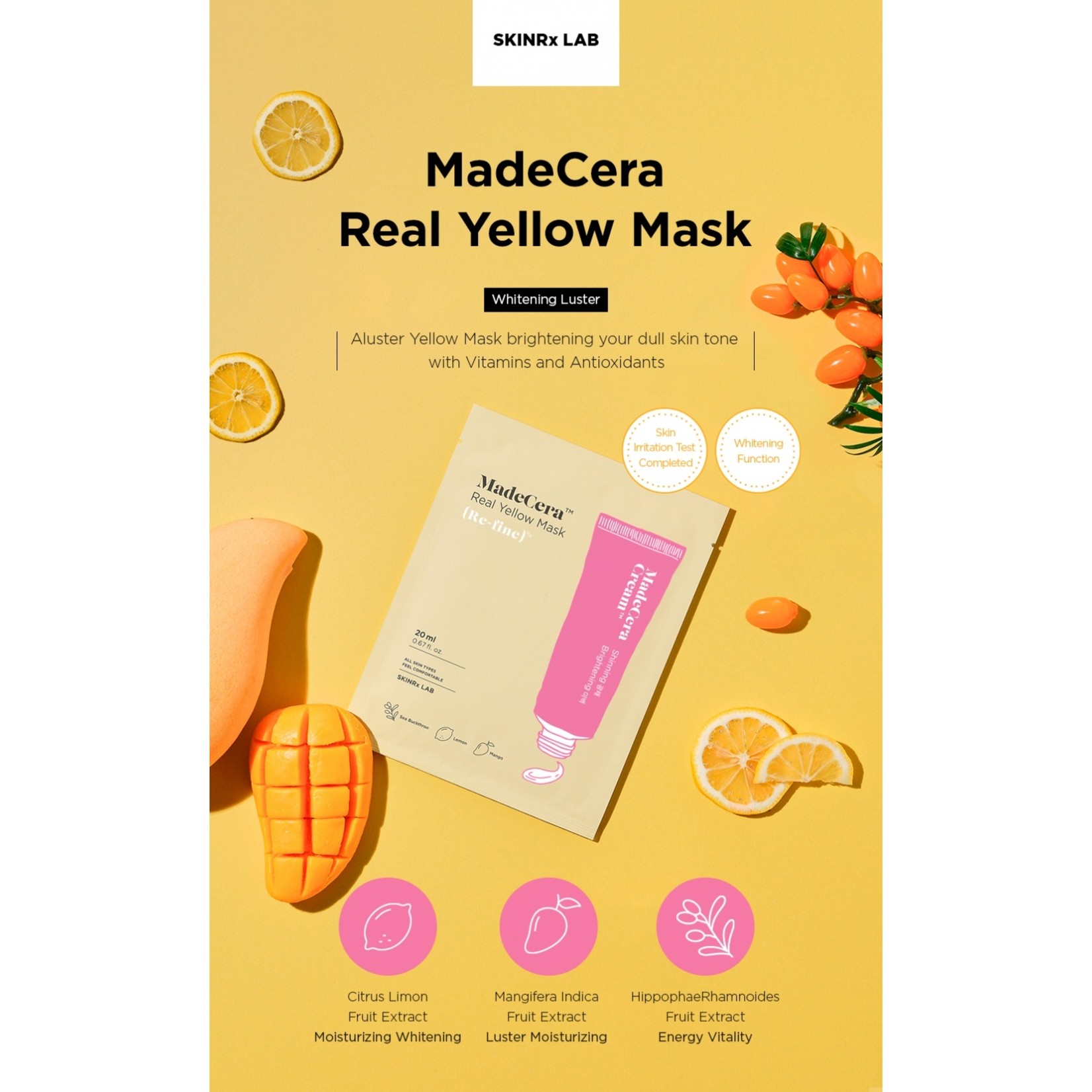 MadeCera Real Yellow Mask