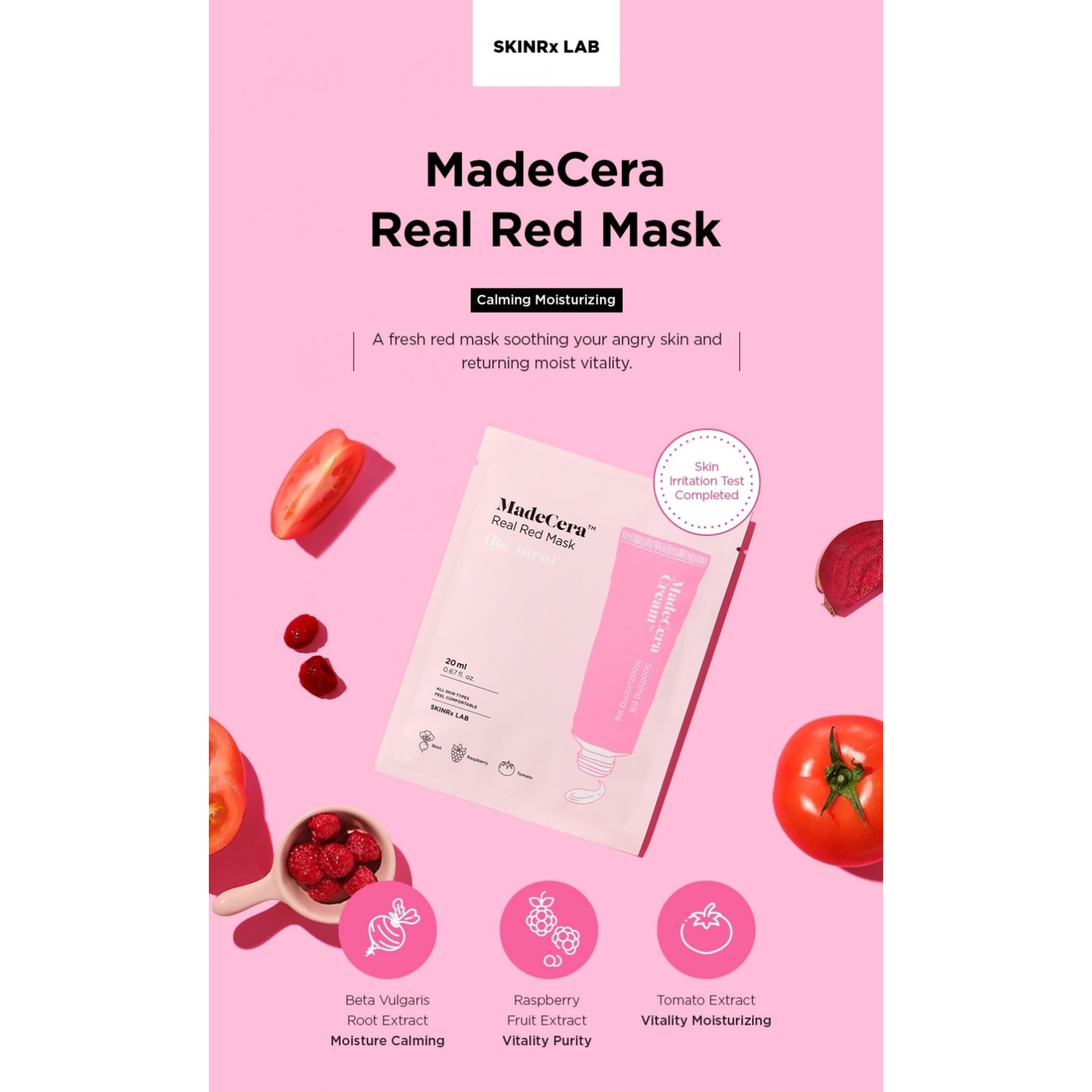 MadeCera Real Red Mask