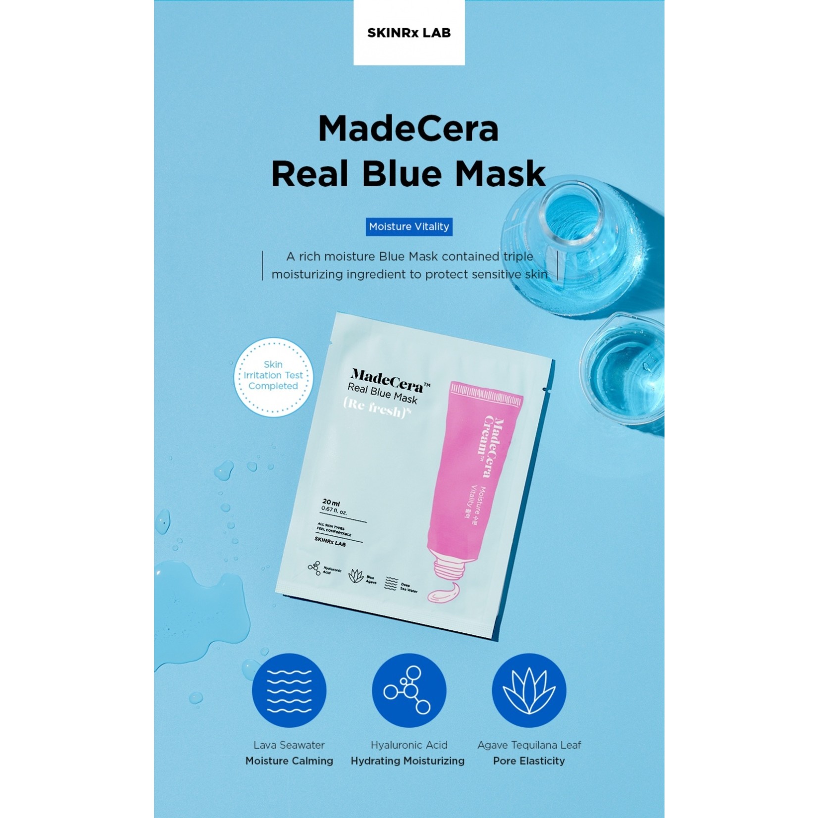MadeCera Real Blue Mask