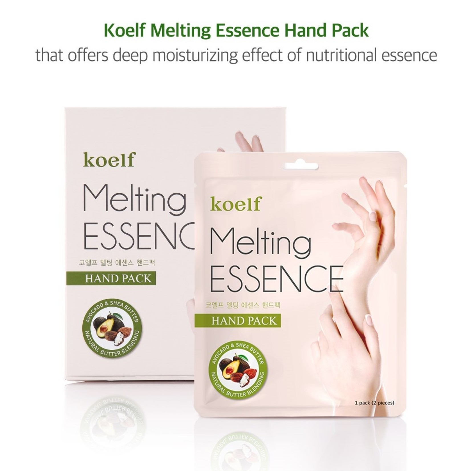 koelf Melting Essence Hand Foot Pack Mix Set (2 Stk)