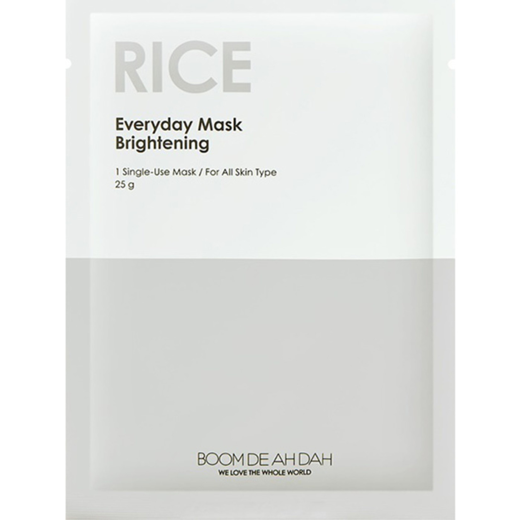 BOOM DE AH DAH Rice Everyday Mask Brightening