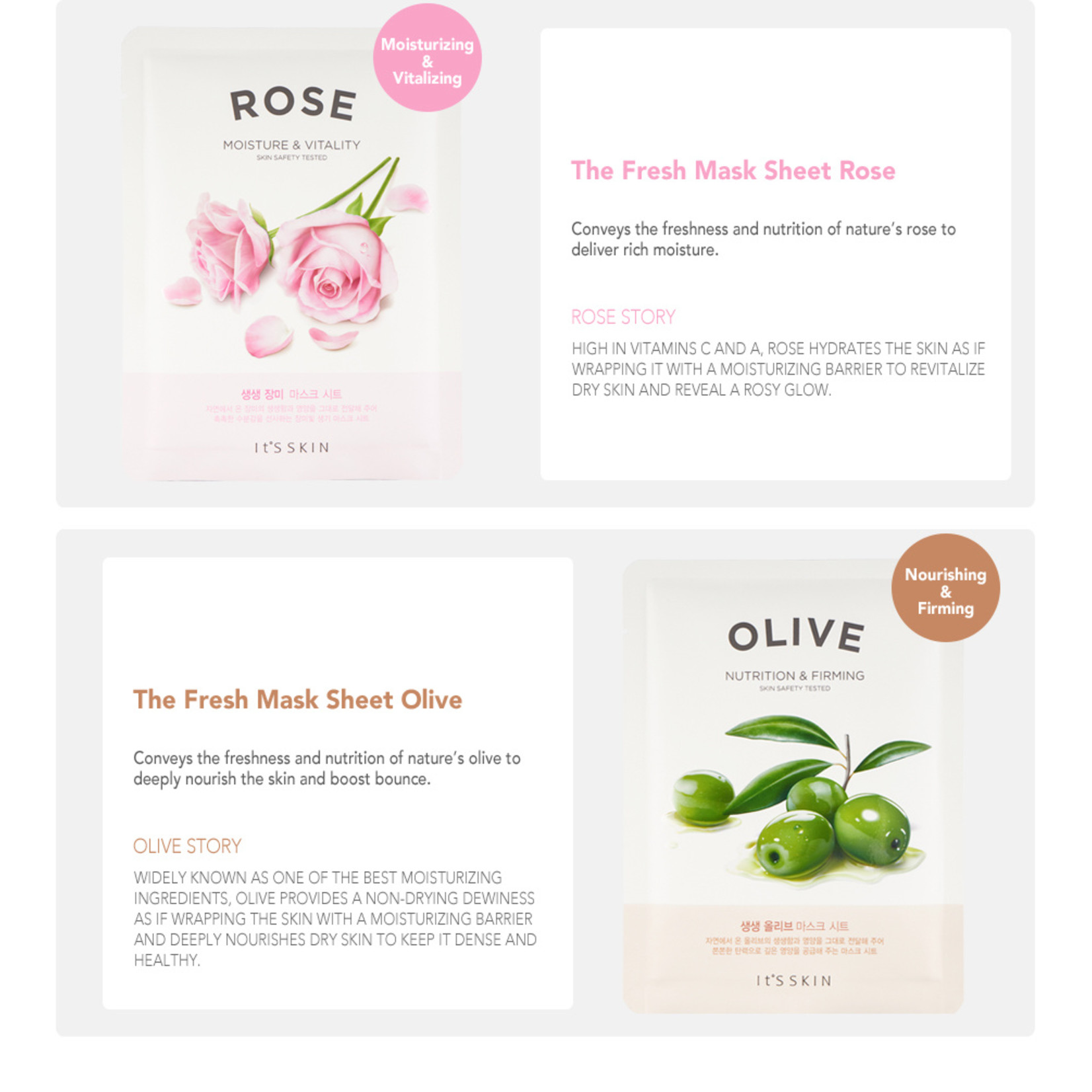 It'S SKIN The Fresh Mask Sheet - Olive