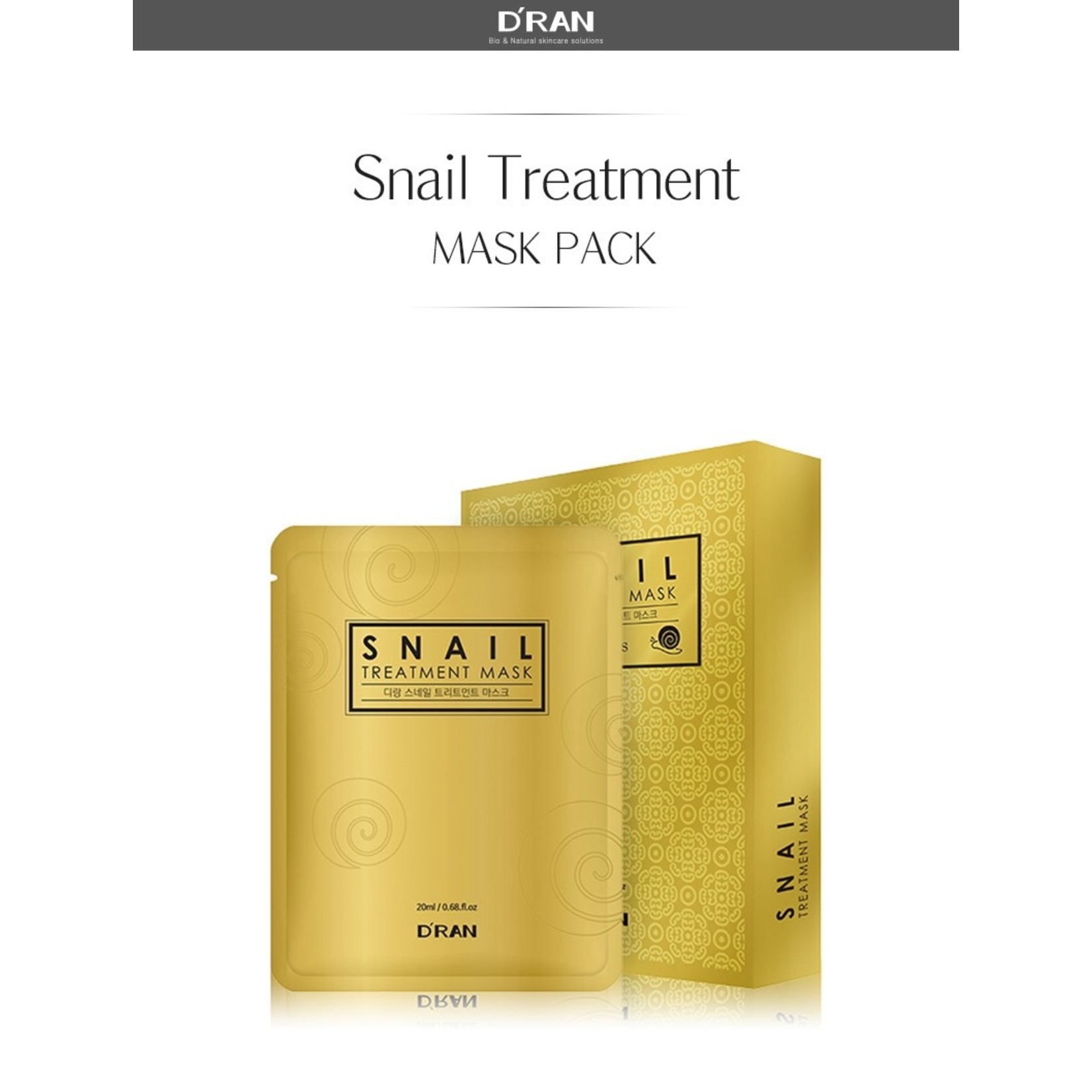 D'RAN Snail Treatment Mask