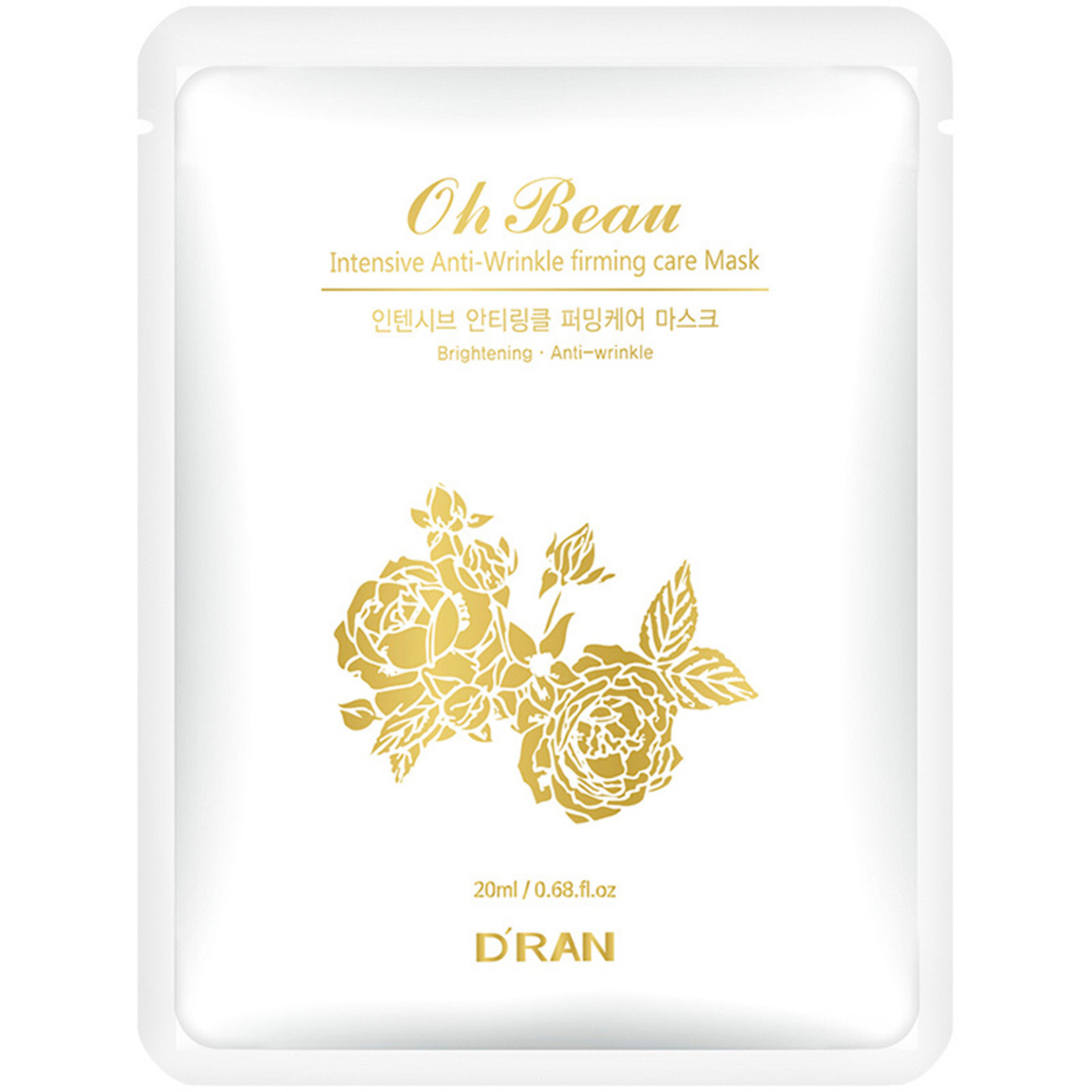 D'RAN Oh Beau Intensive Anti-Wrinkle Firming Care Mask