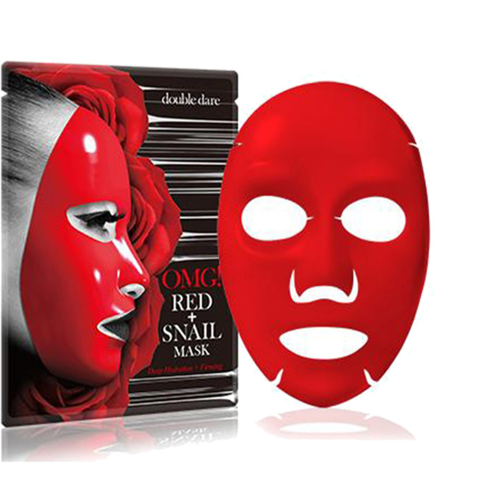 double dare OMG! Red + Snail Mask Sheet