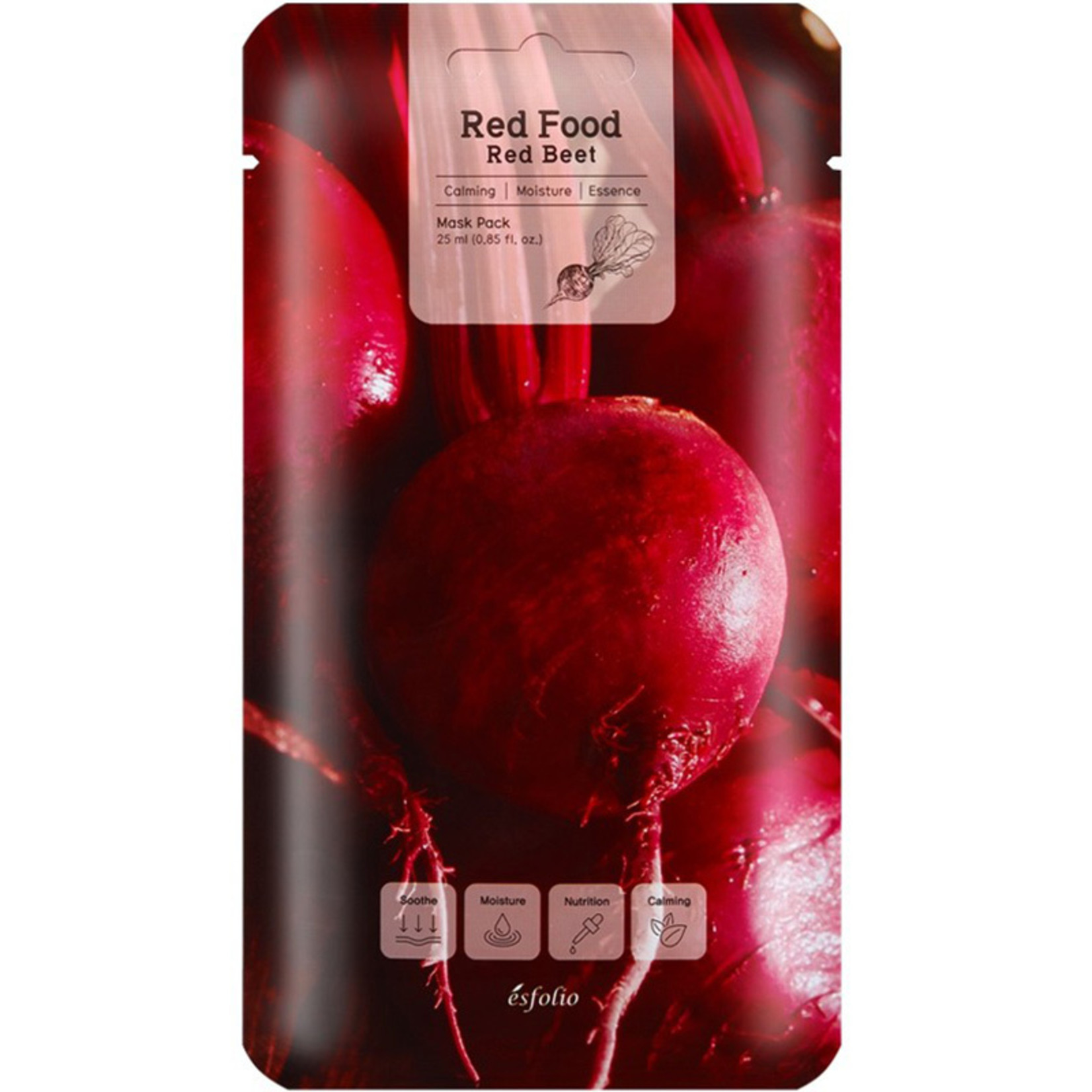 esfolio Red  Food  Red Beet  Mask