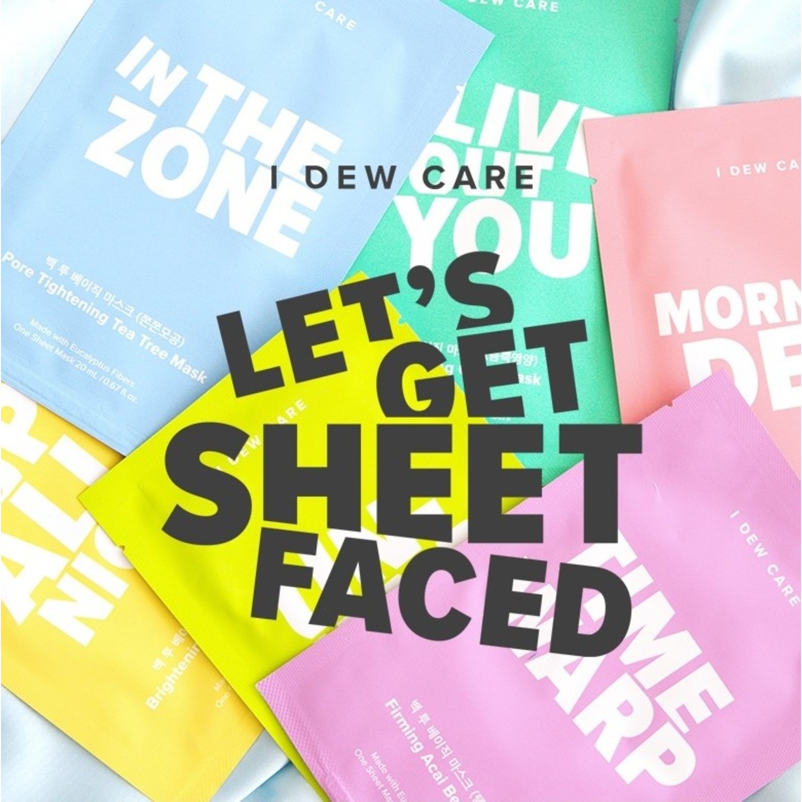 "Let's Get Sheet Faced" Sheet Mask Set (14 pcs)