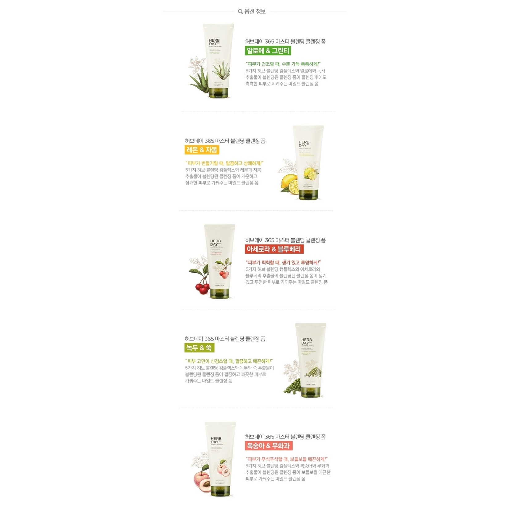 THE FACE SHOP Herb Day 365 Cleansing Foam - Acerola