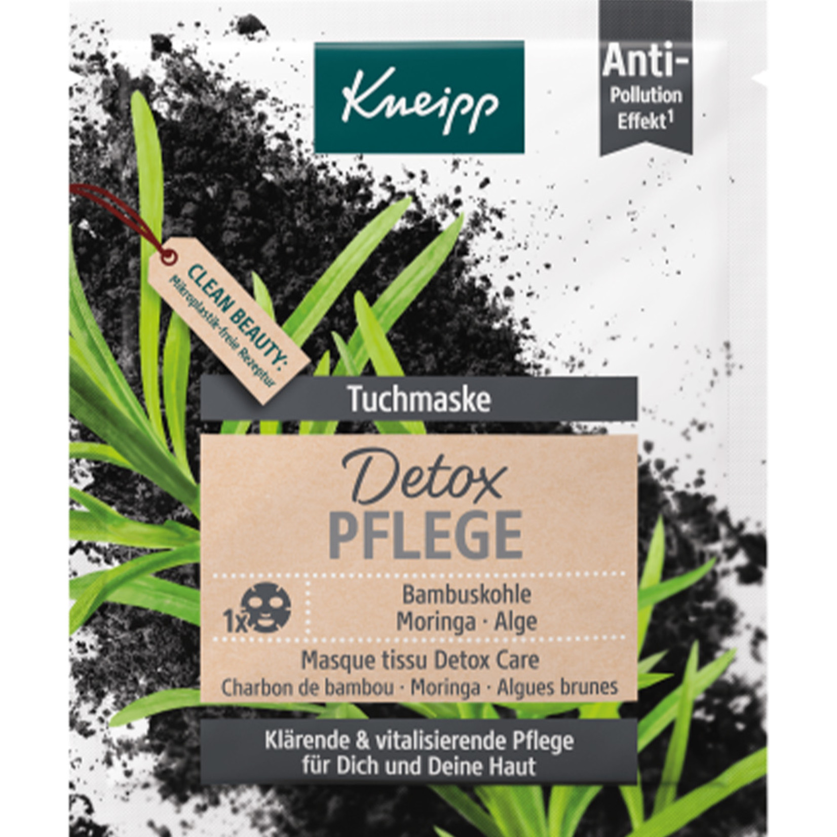 Tuchmaske Detox Pflege