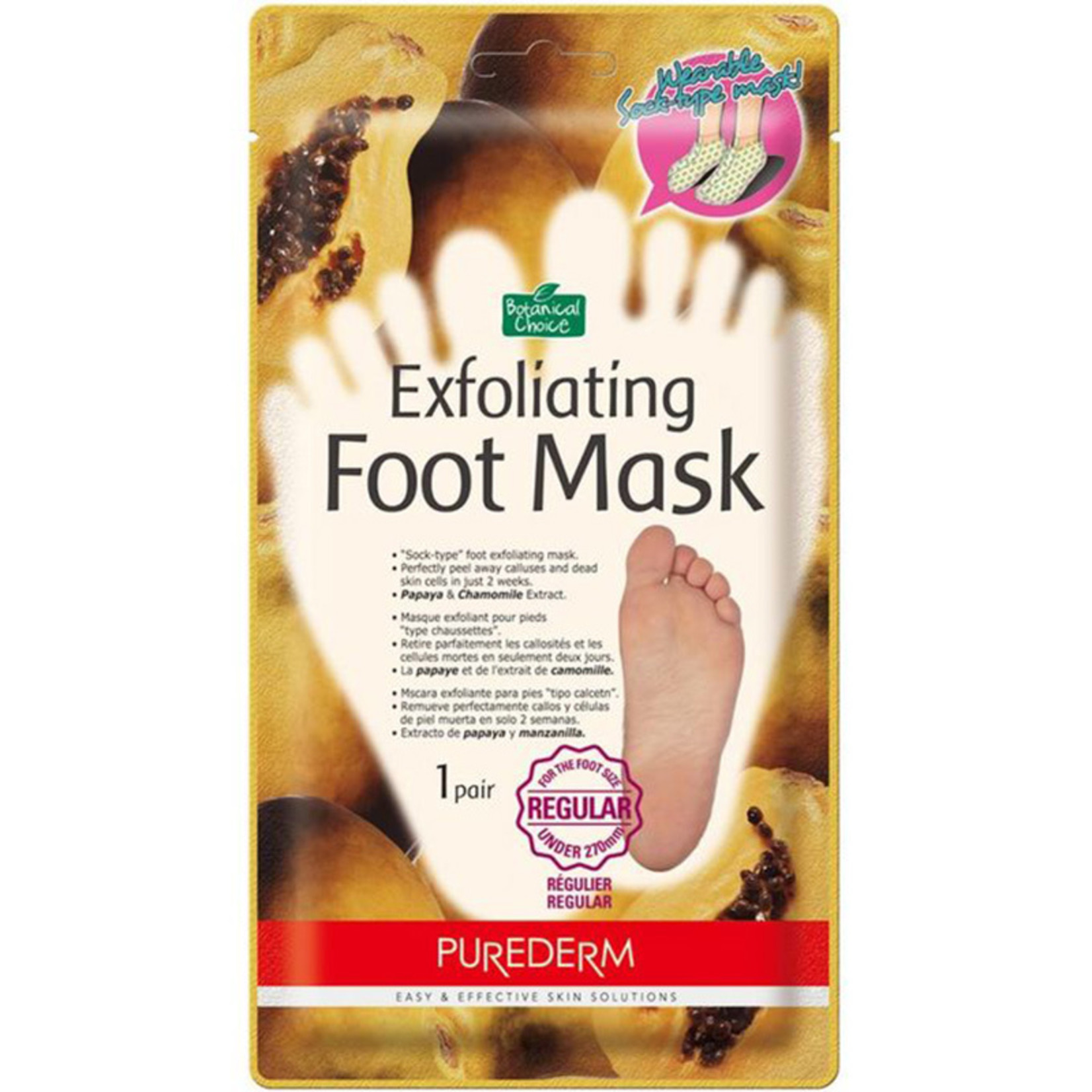 PUREDERM Exfoliating Foot Mask (Regular)