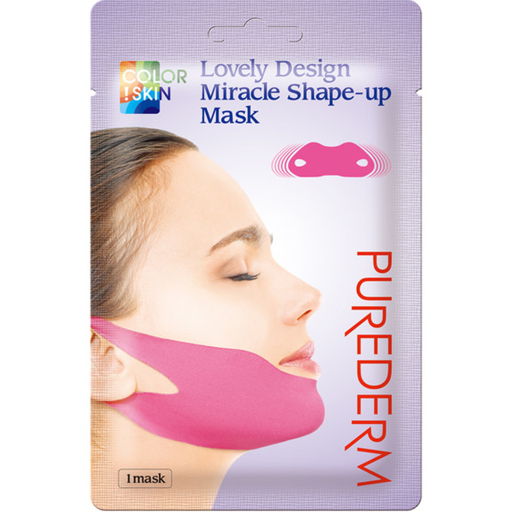 PUREDERM Lovely Design Miracle Shape-Up Mask