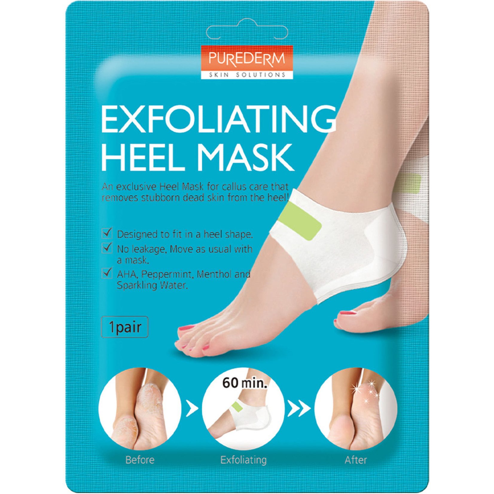 PUREDERM Exfoliating Heel Mask