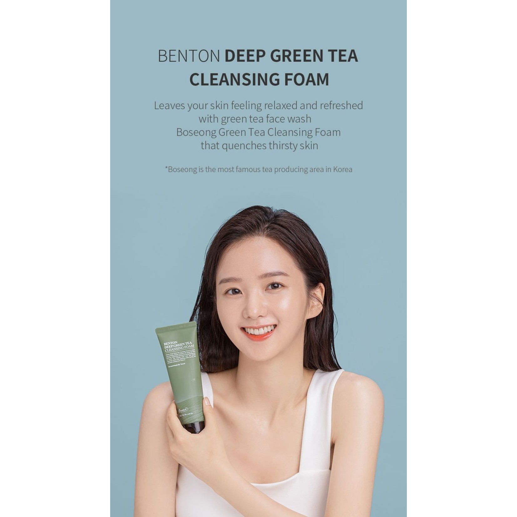 Benton Deep Green Tea Cleansing Foam