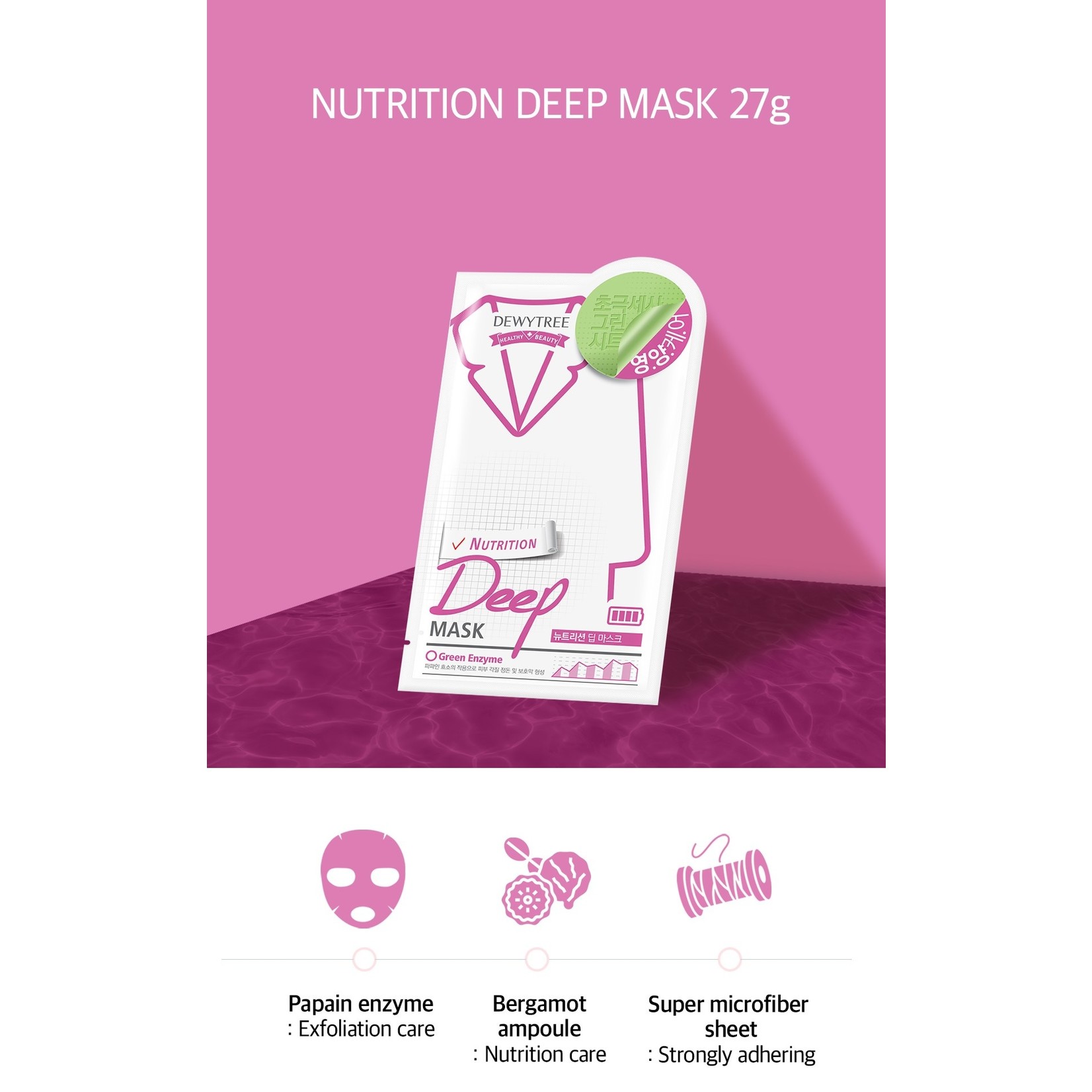 NUTRITION DEEP Tuchmaske