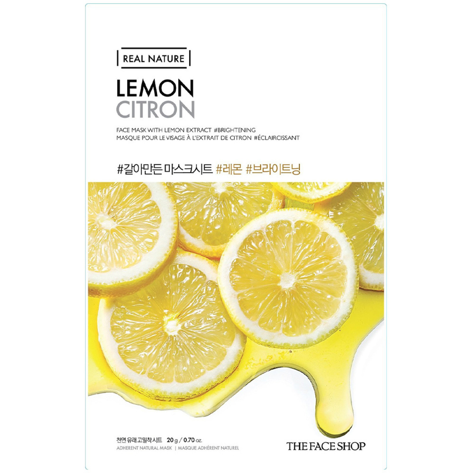 THE FACE SHOP Real Nature Sheet Mask Lemon