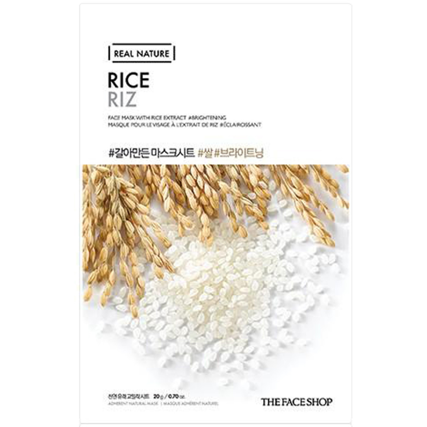 THE FACE SHOP Real Nature Sheet Mask Rice