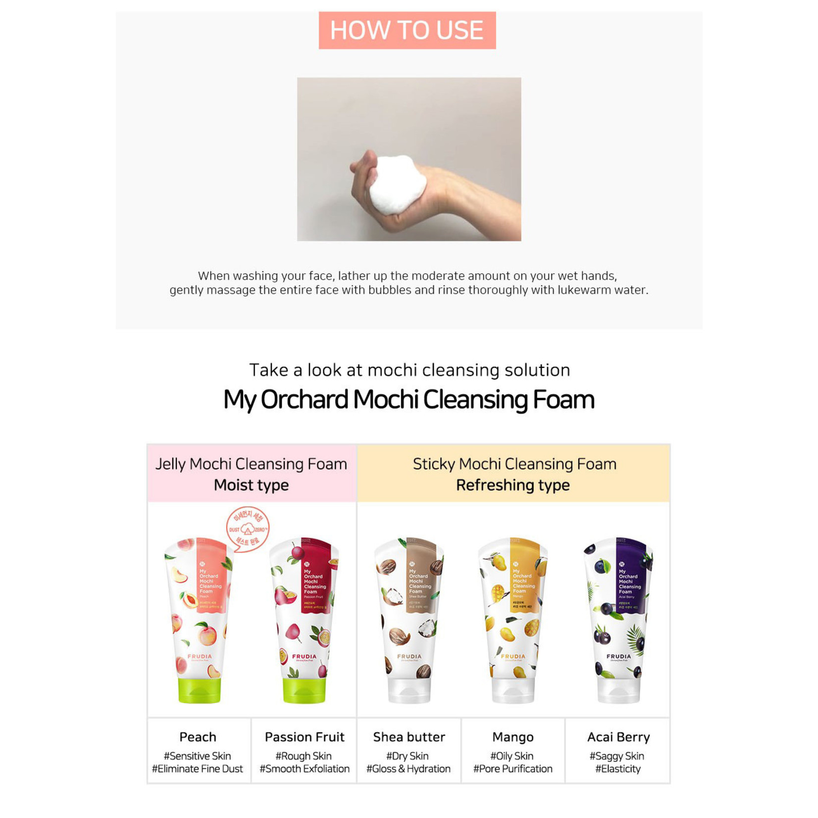 My Orchard Cleansing Foam #Peach