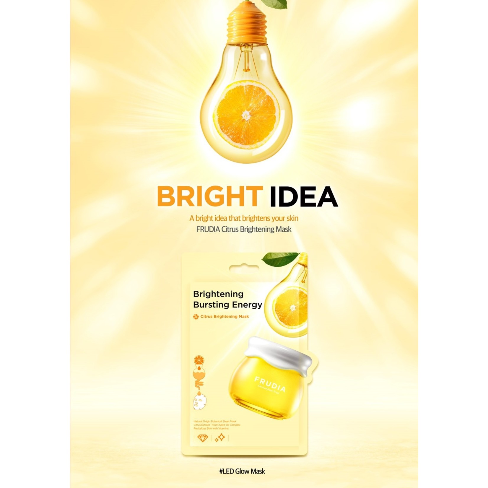 Citrus Brightening Tuchmaske