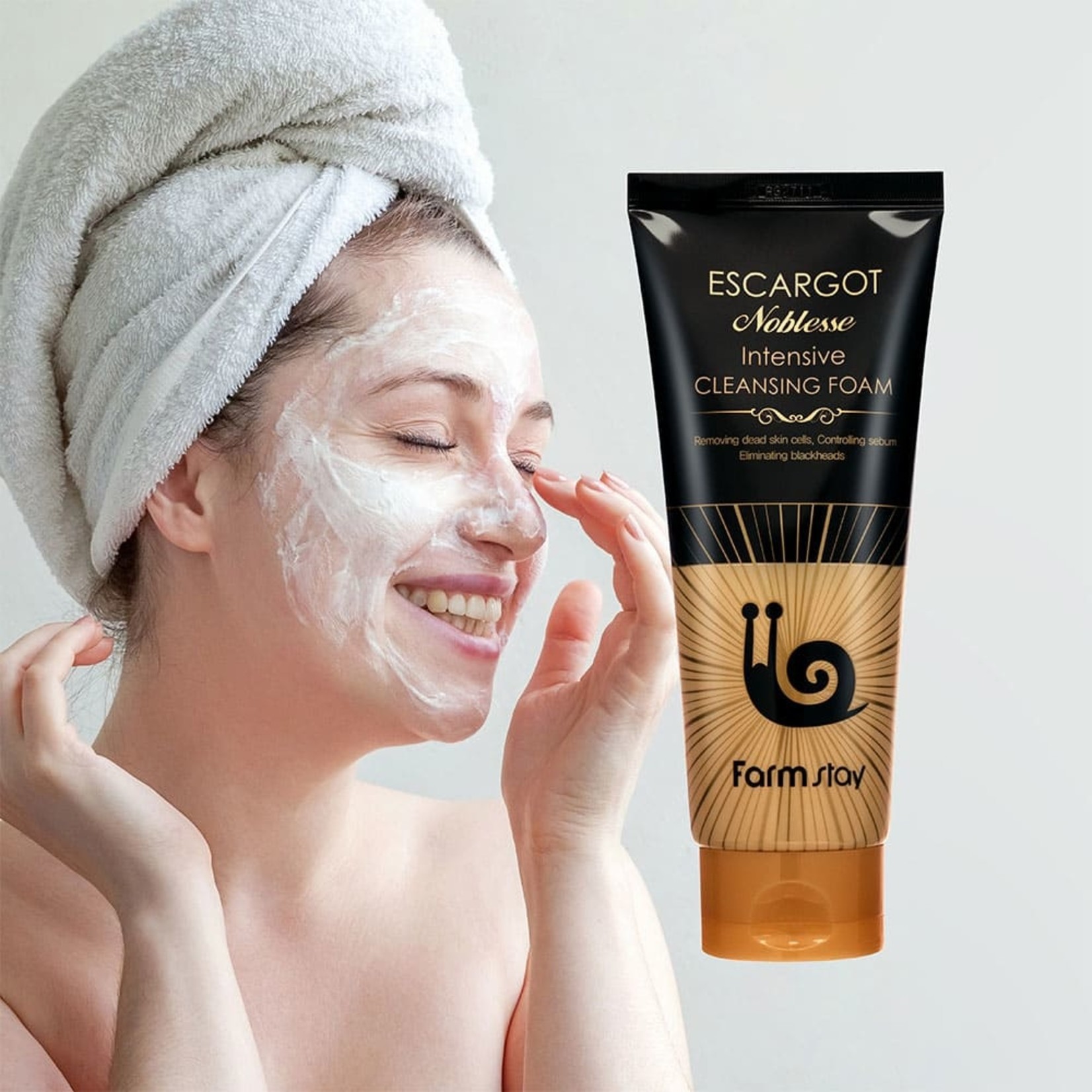 Farm stay Escargot Noblesse Intensive Cleansing Foam