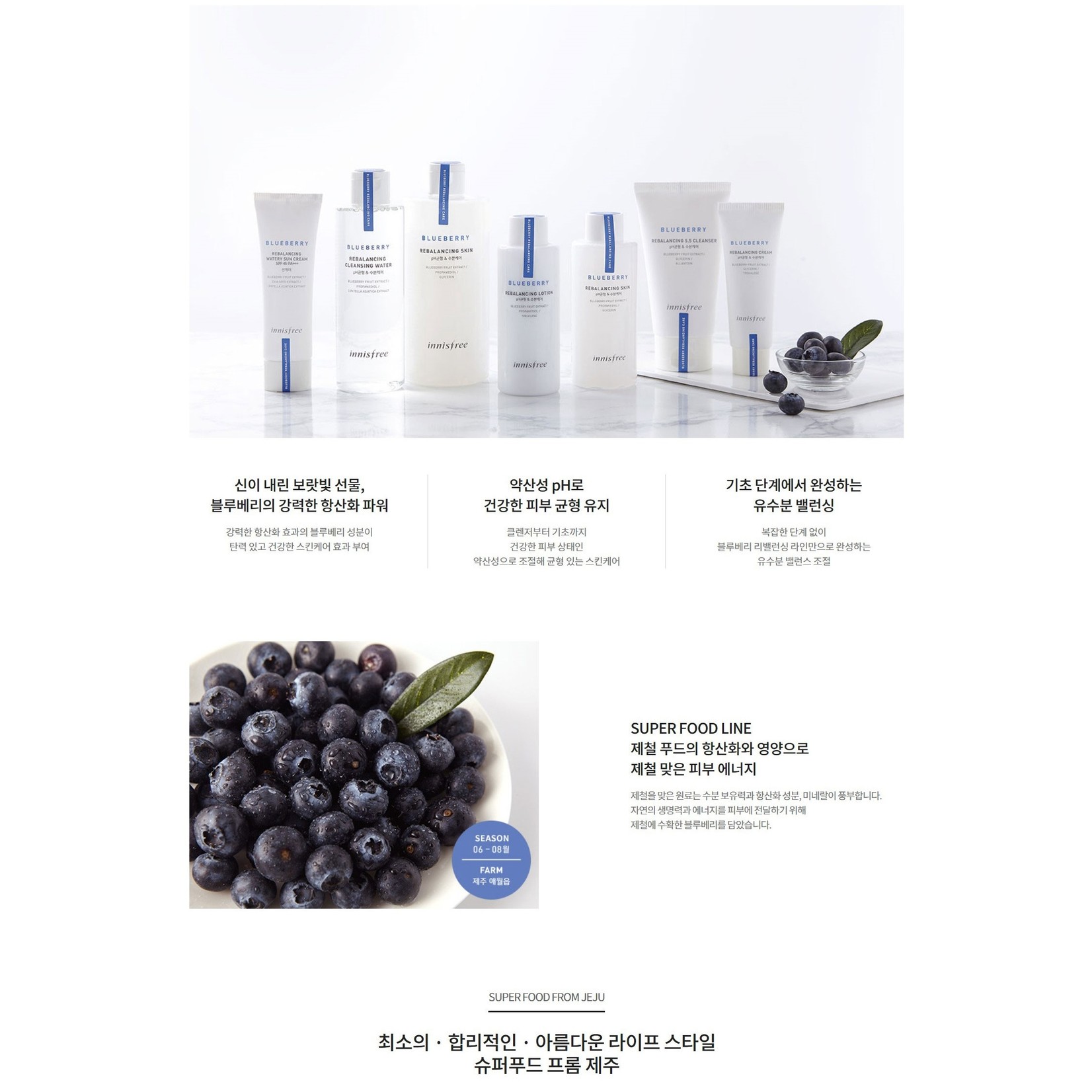 innisfree Blueberry Rebalancing Mizellenwasser