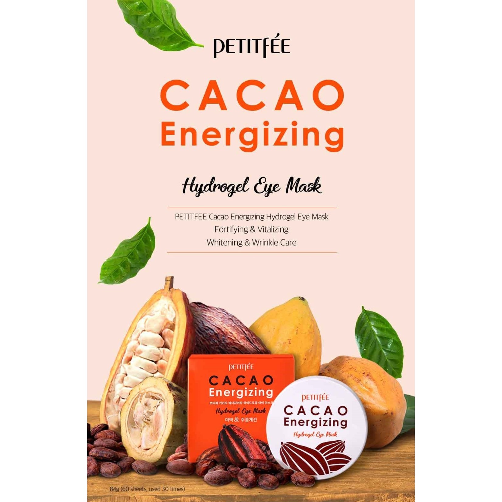 PETITFEE Cacao Energizing Hydrogel Augenpads