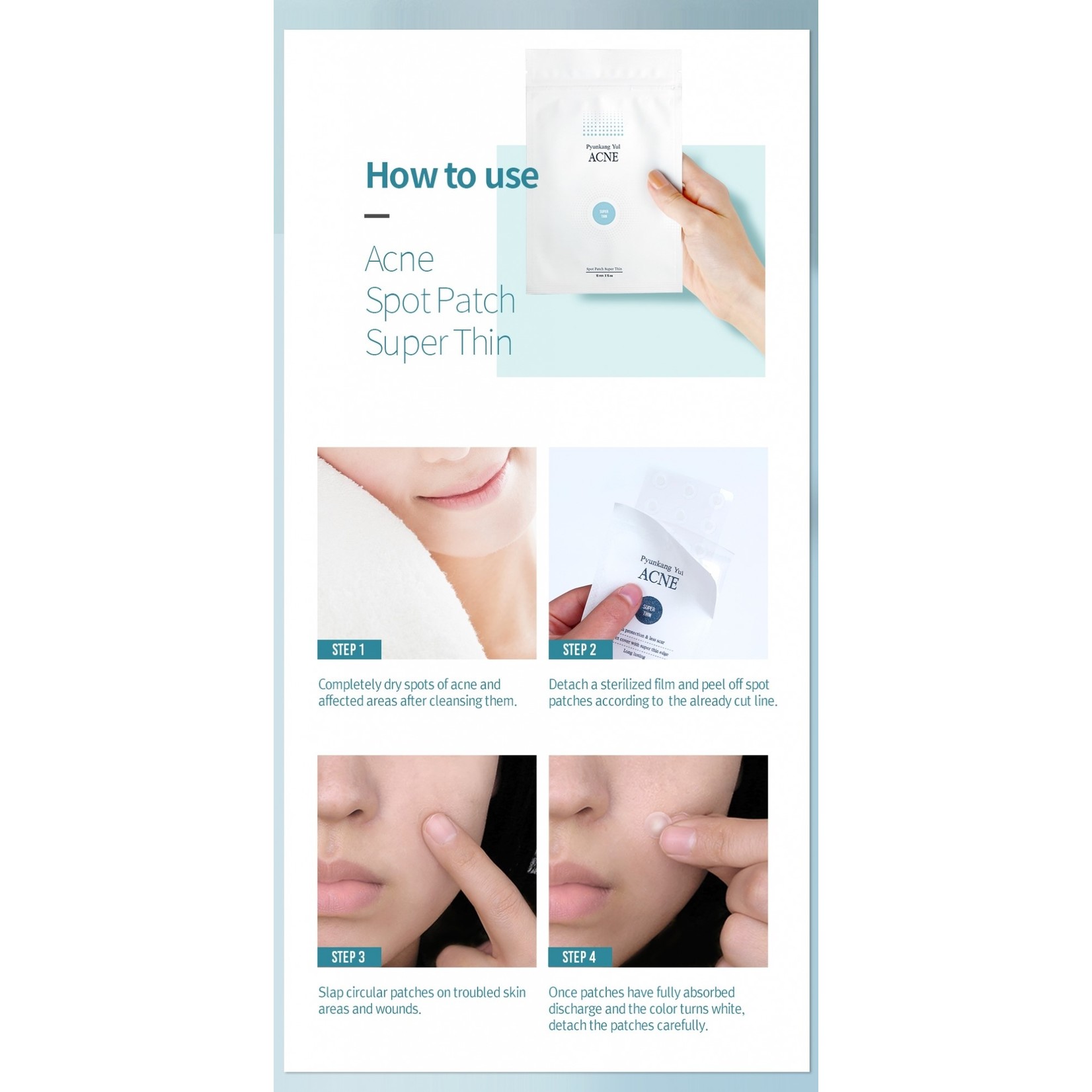 Pyunkang Yul ACNE Spot Patch Super Thin (15 Patches)