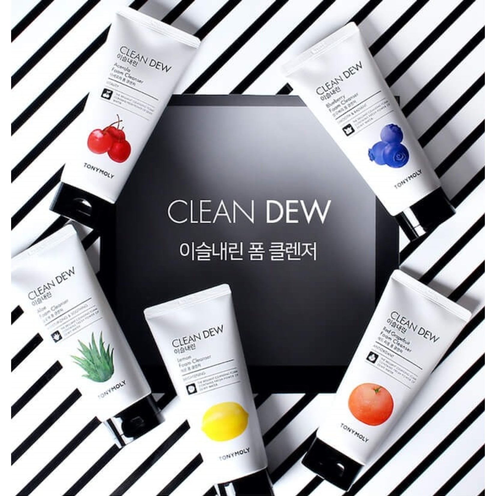 TONYMOLY Clean Dew Red Grapefruit Foam Cleanser