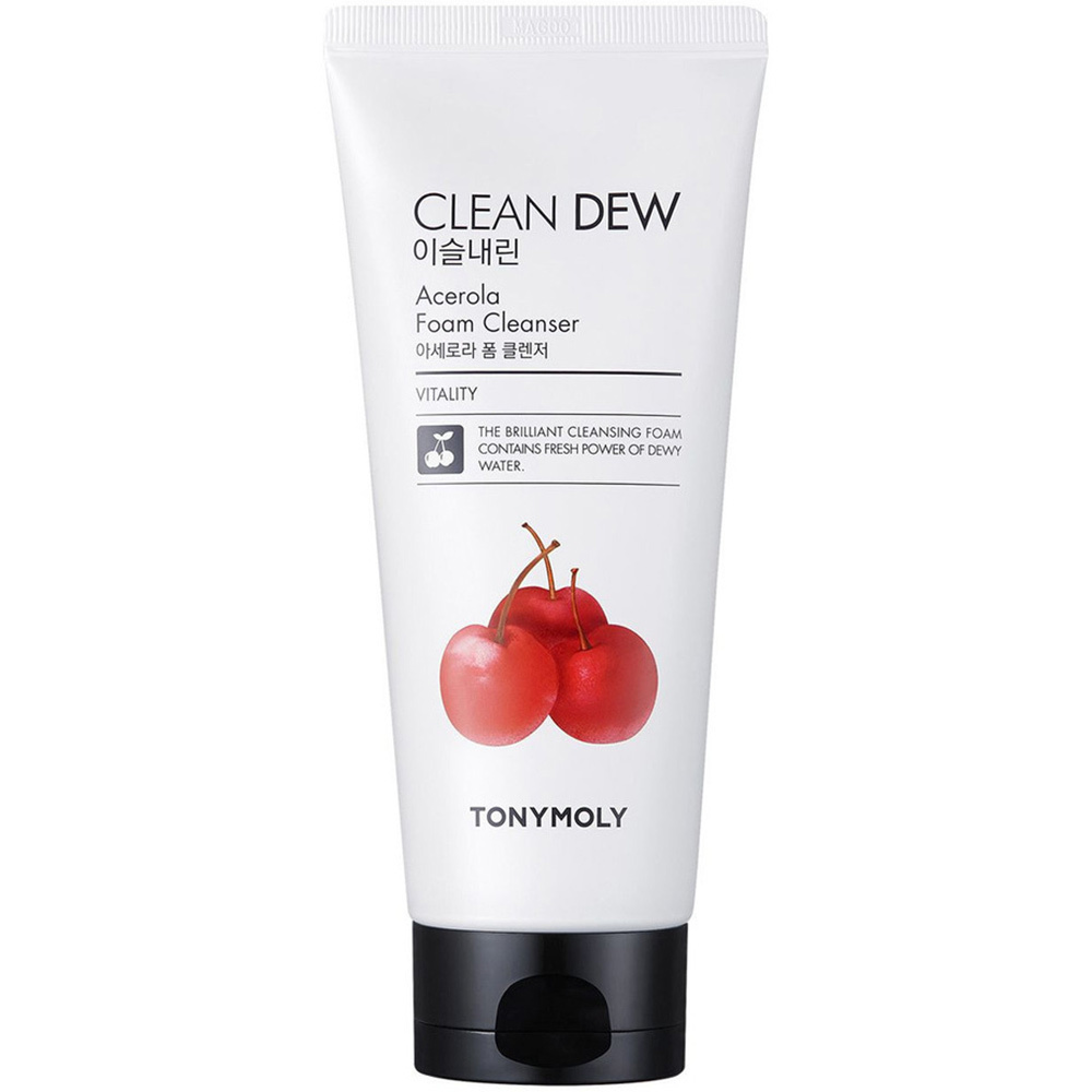 Tonymoly Clean Dew Acerola Foam Cleanser tuchmaske.ch