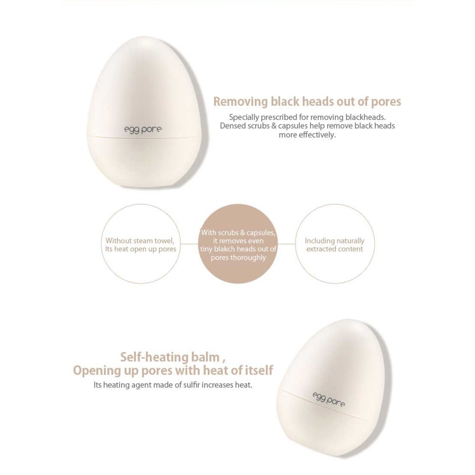 TONYMOLY Egg Pore Blackhead Steam Balm