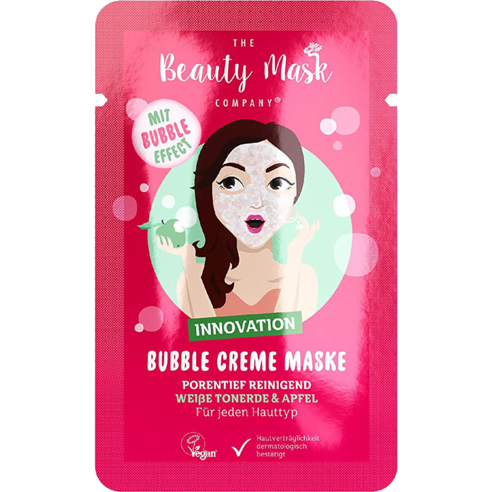 Bubble Maske #Weisse Tonerde & Apfel