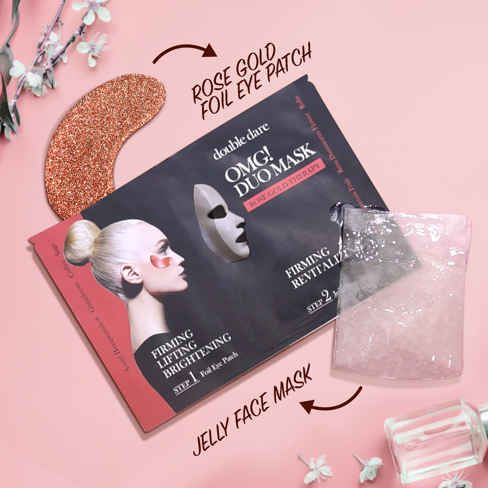 double dare OMG! Duo Mask Rose Gold