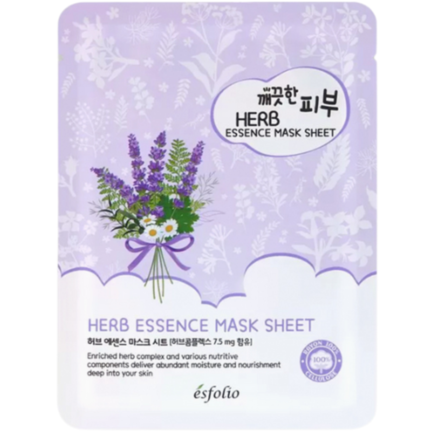 esfolio Pure Skin Herb Essence Mask Sheet