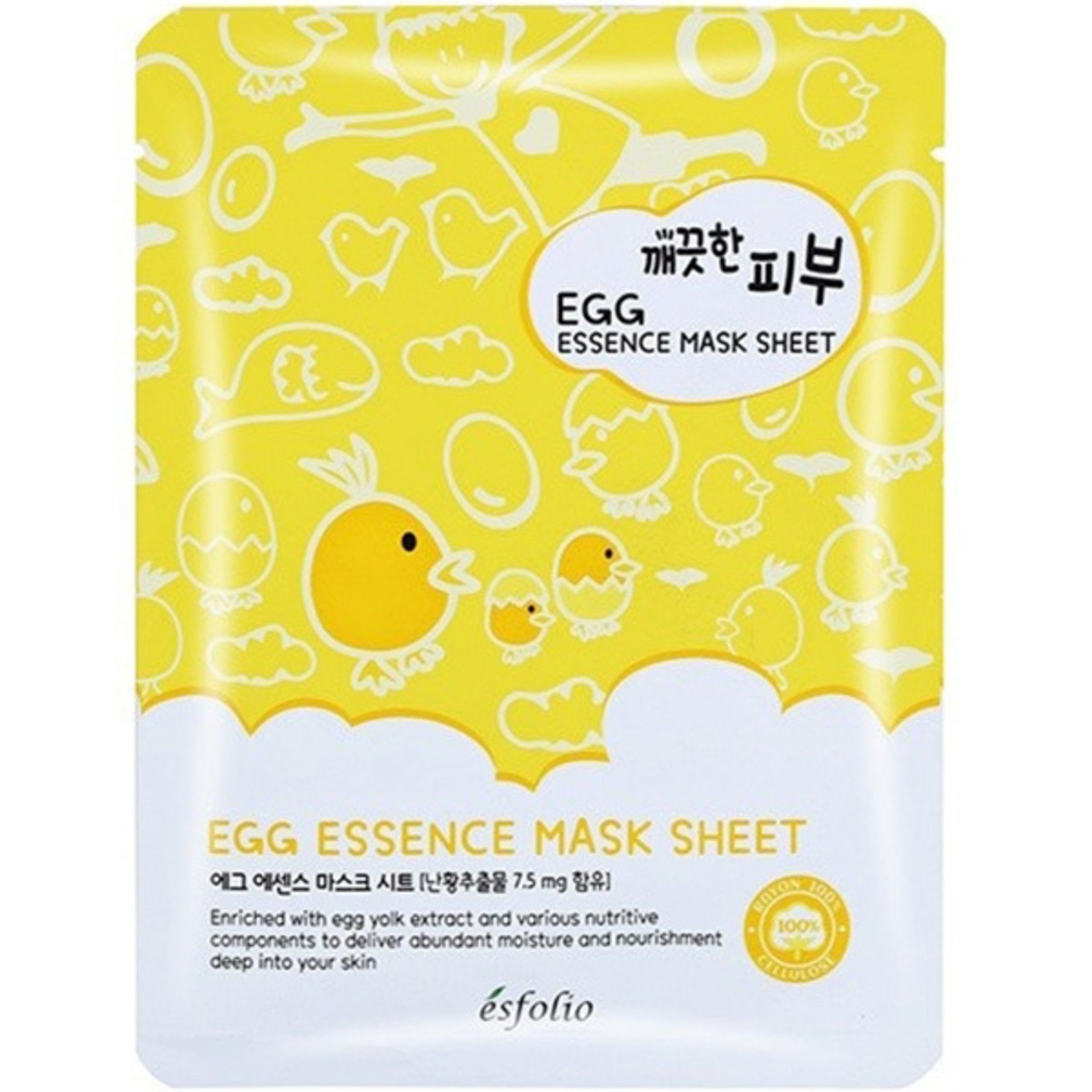 esfolio Pure Skin Egg Essence Mask Sheet
