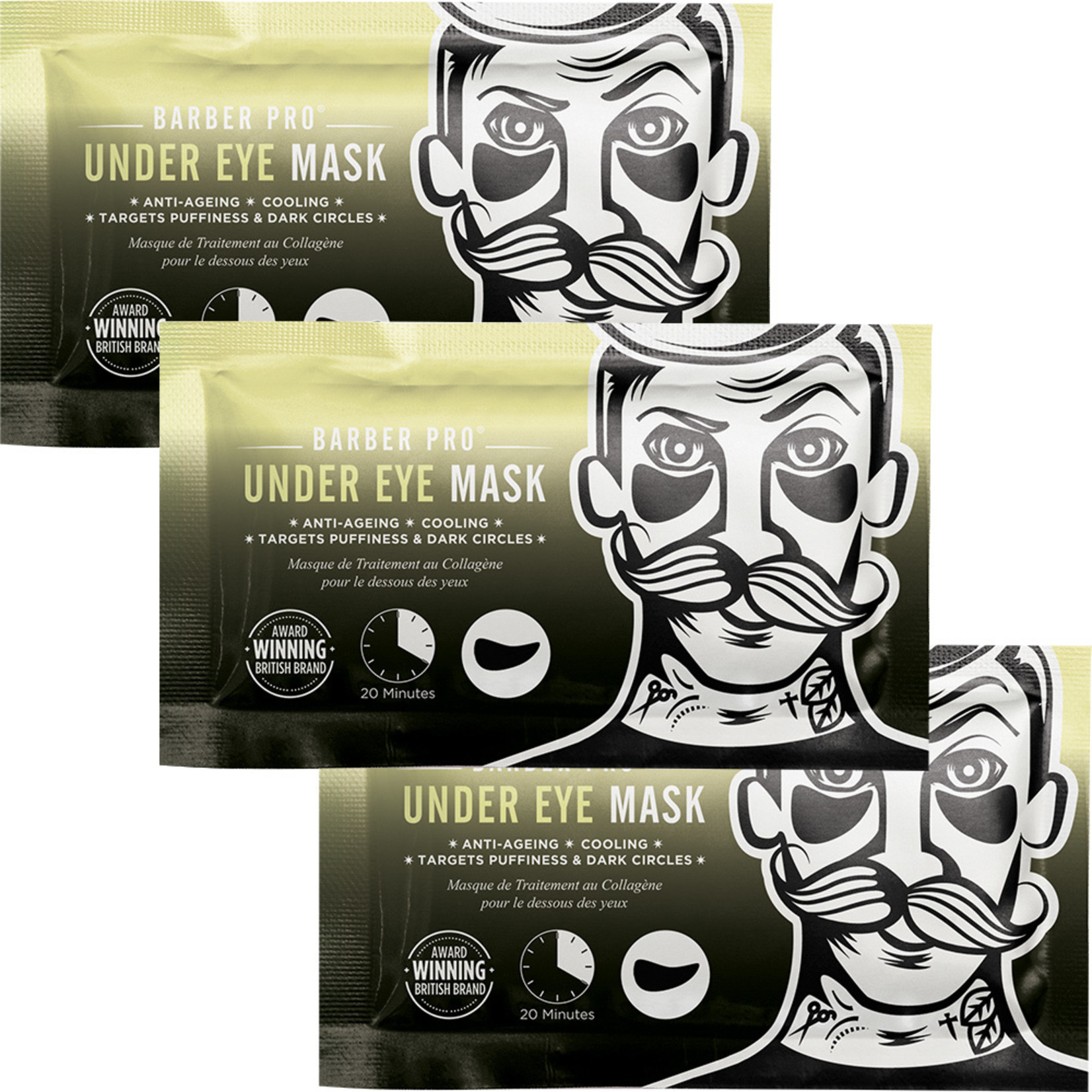 Under Eye Mask with activated charcoal & volcanic ash