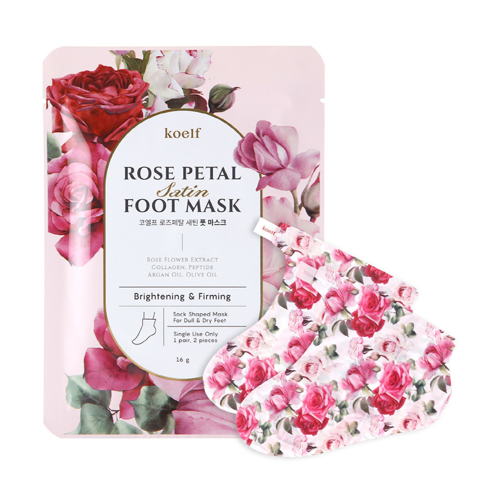 koelf Rose Petal Foot Mask