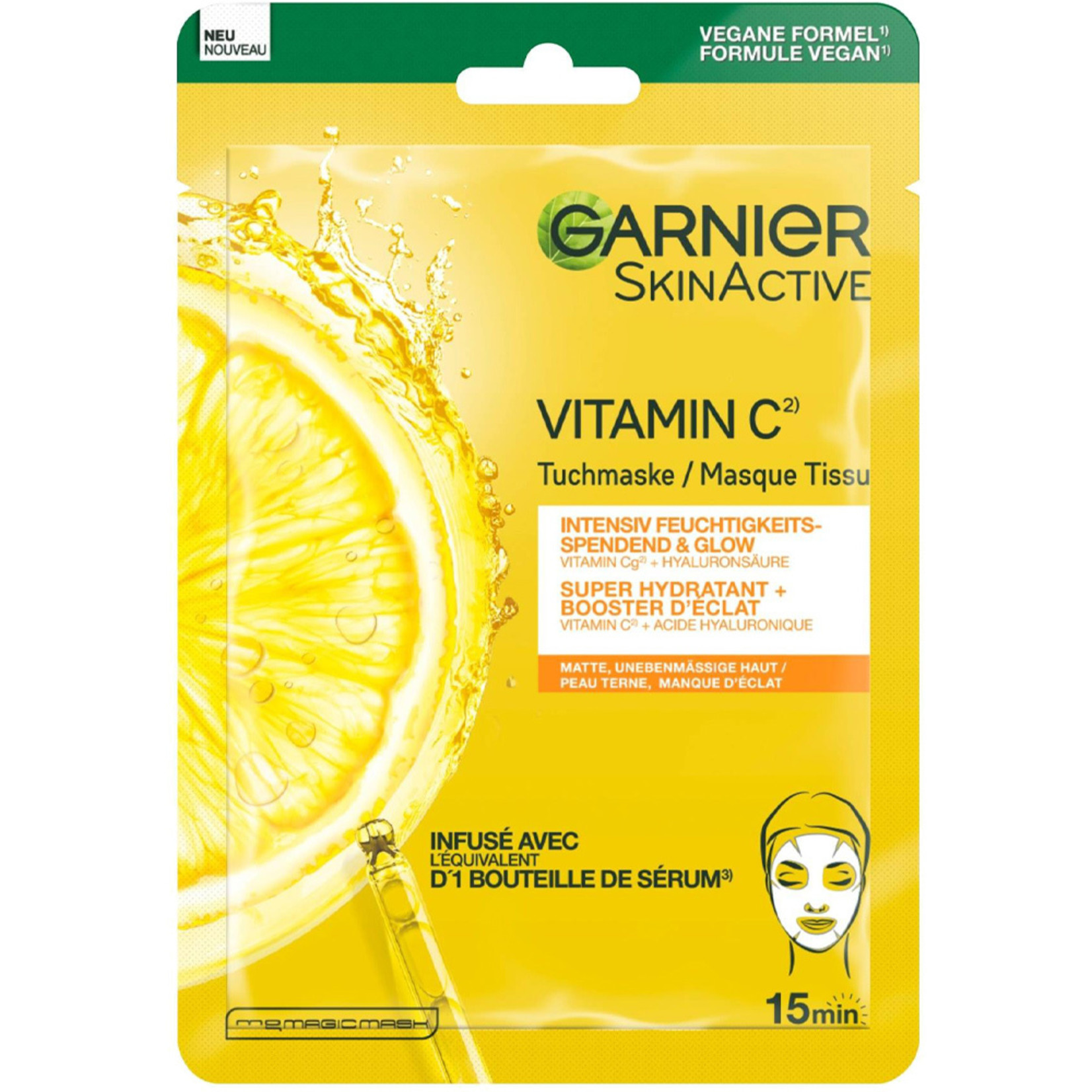 Vitamin Mask Garnier SkinActive - Sheet C