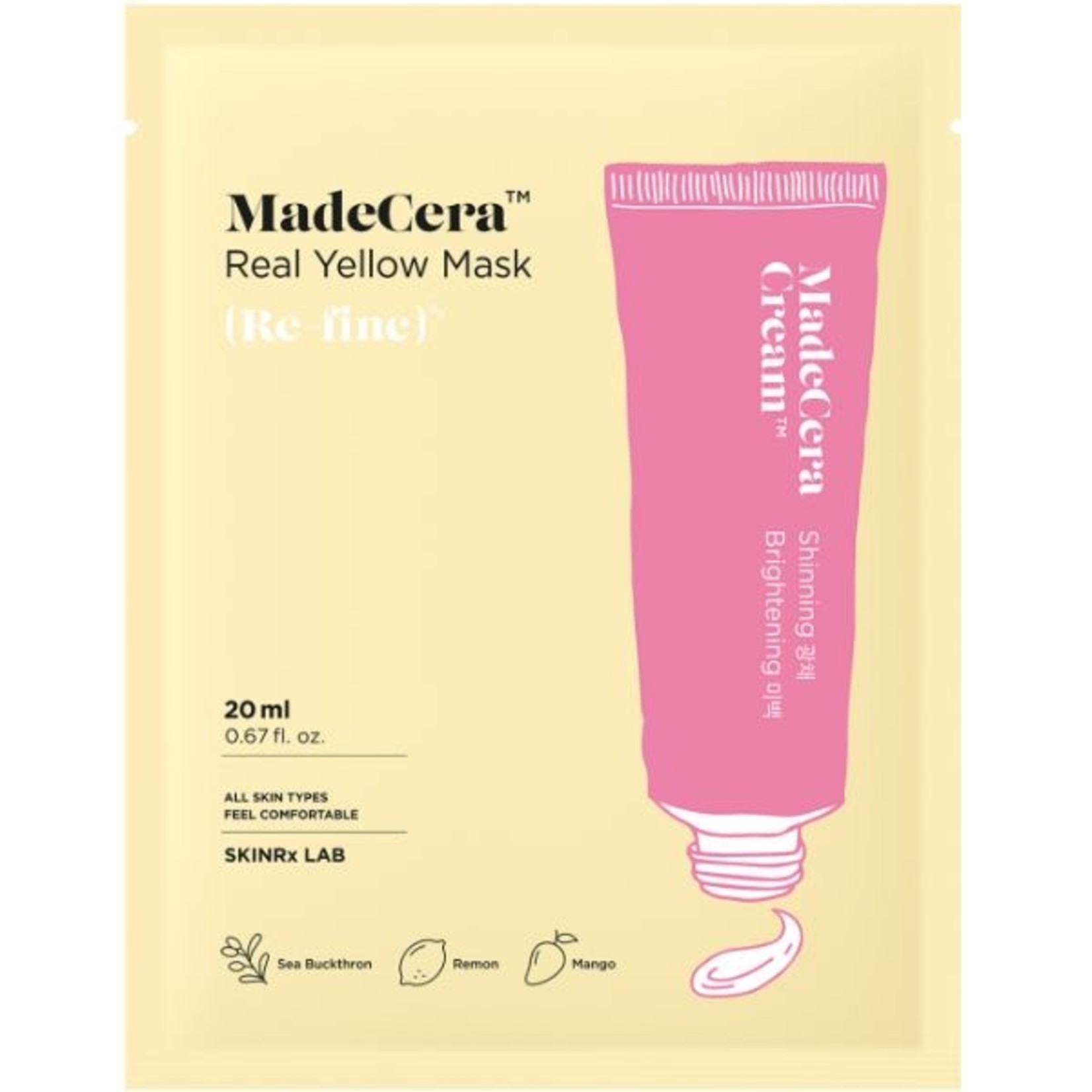 MadeCera Real Yellow Mask