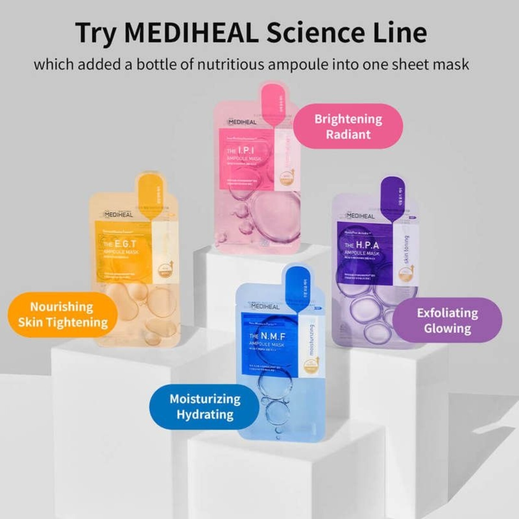 Mediheal THE H.P.A GLOWING AMPOULE MASK