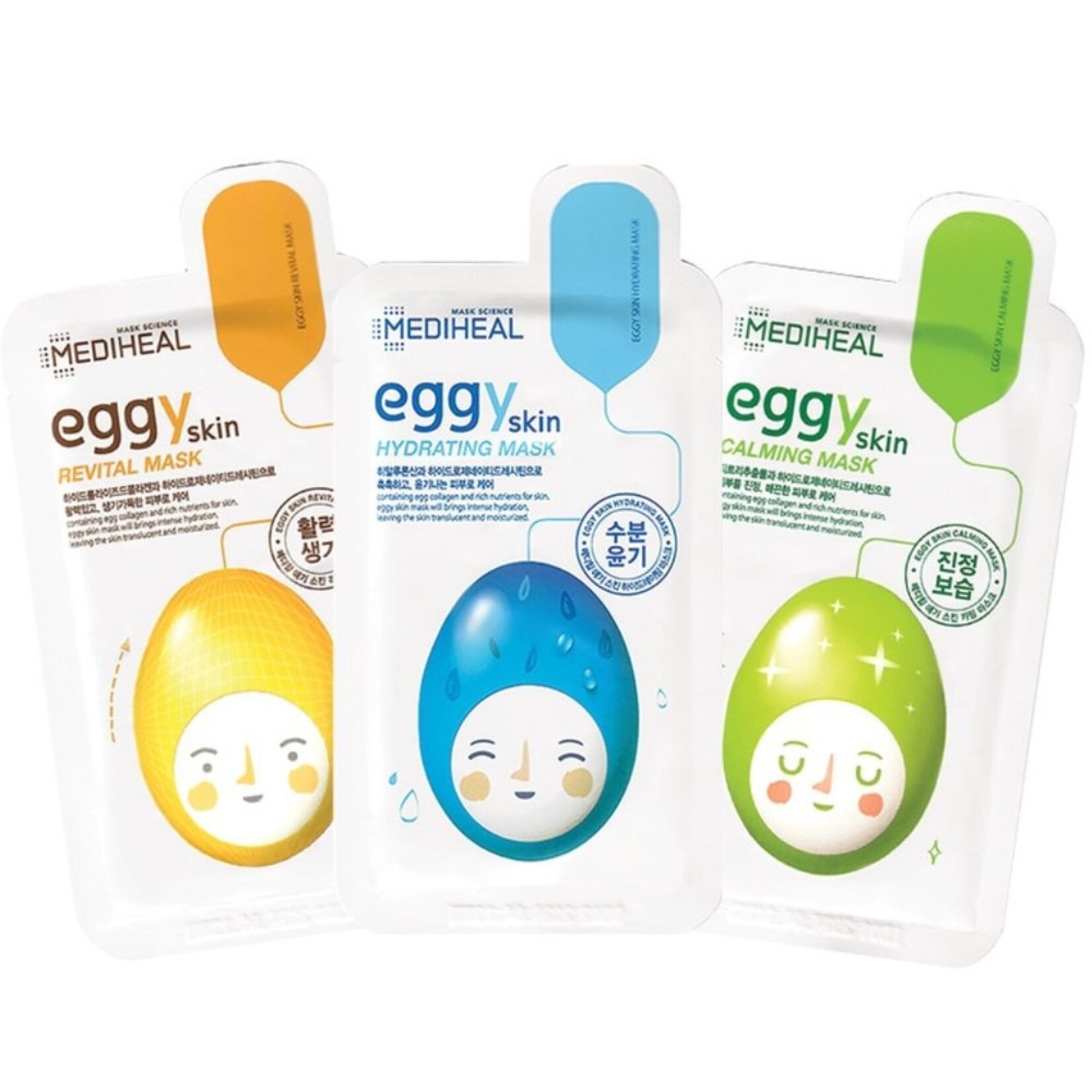 Mediheal eggYskin Mask Pack (3 pcs)