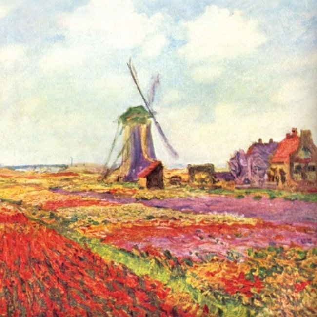 Ecozz "Tulpenvelden  in Holland" - Claude Monet