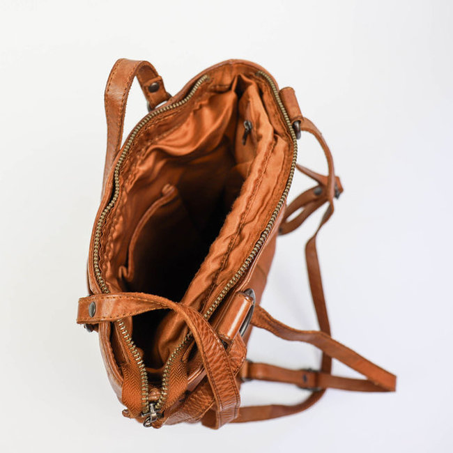 Bear Design 'Sandy'  Cognac - CL 40273, Cow Lavato Collectie